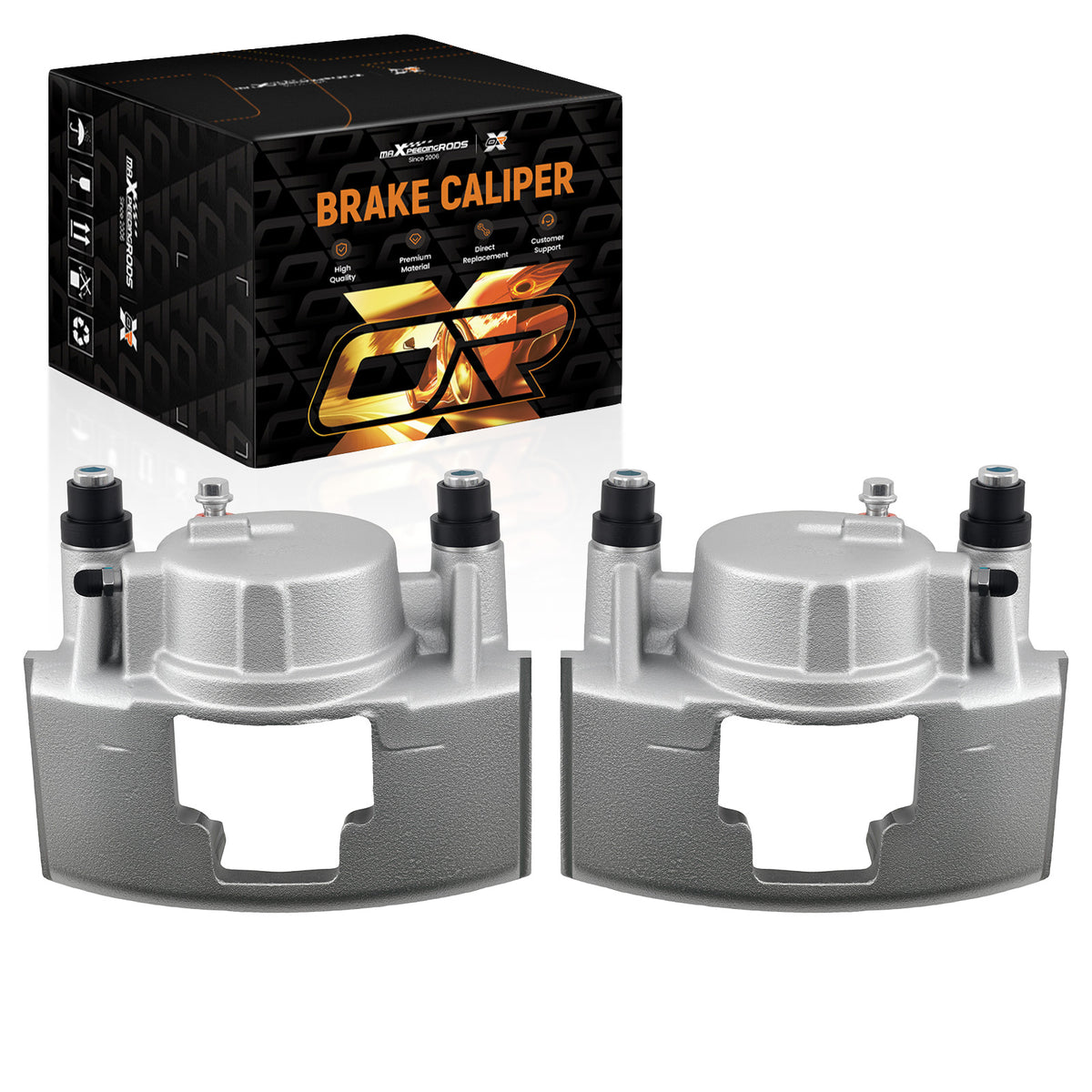 Front Left Right Brake Calipers Pair compatible For Chevy Blazer/C1500 C2500 C3500 18-4297