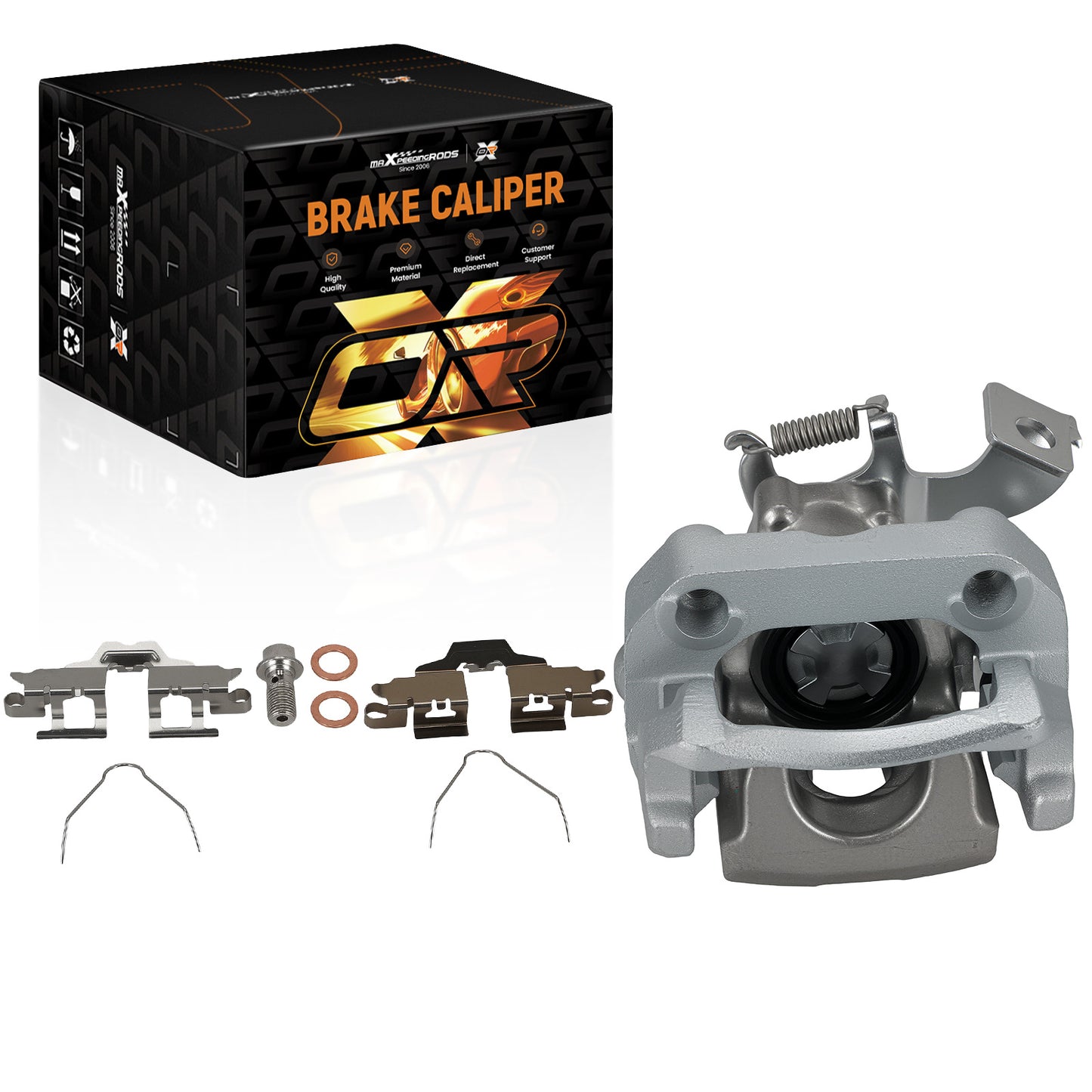 Rear Right Brake Caliper compatible For Toyota Prius 2010-2015/ Compatible For Prius Plug-In 2012-2015