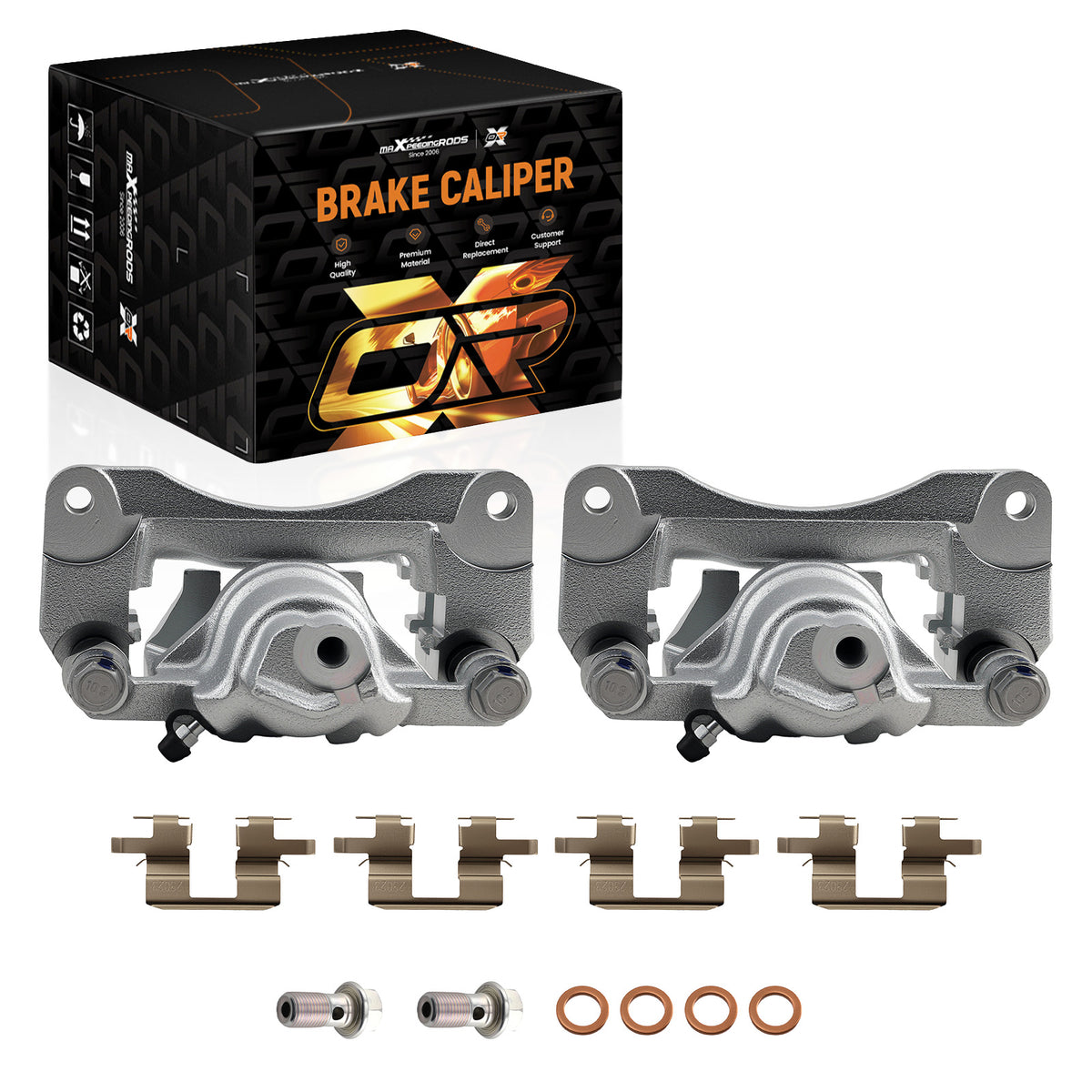 Rear Brake Calipers L+R compatible For Subaru Baja 2003-2006 Outback Base 2.5L 2000-04