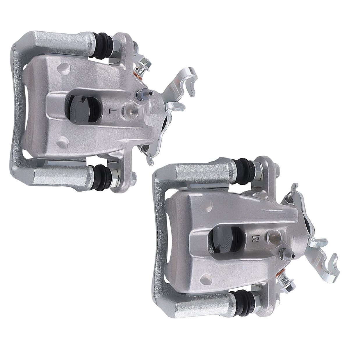 Rear Brake Calipers with Bracket Pair 2 compatible For Pontiac Vibe L4 1.8L 2009-10 19B3797