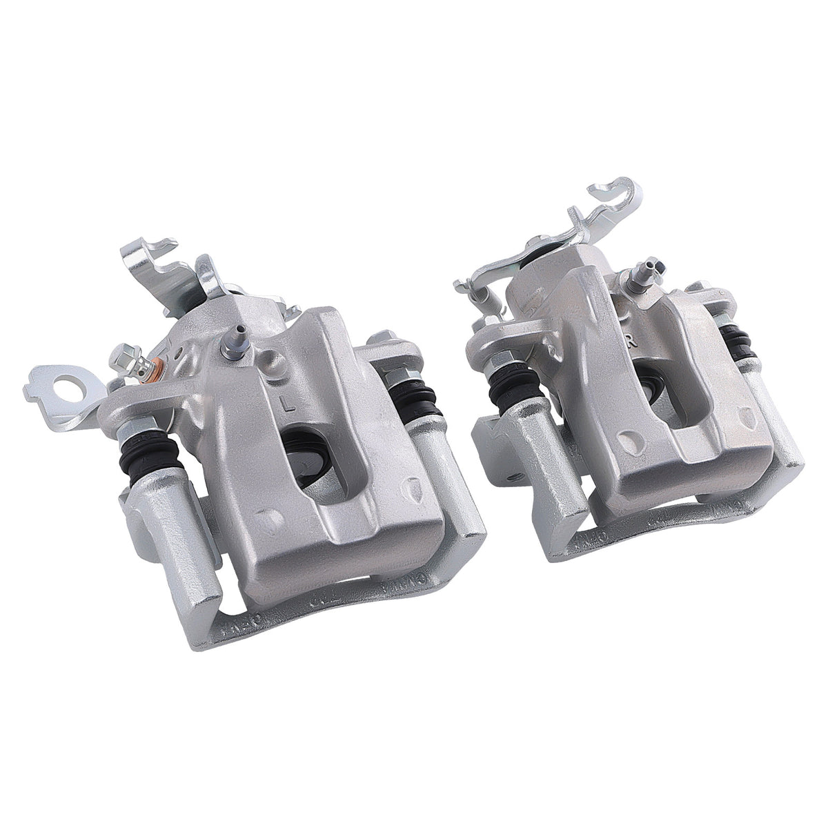 Rear Brake Calipers with Bracket Pair 2 compatible For Pontiac Vibe L4 1.8L 2009-10 19B3797