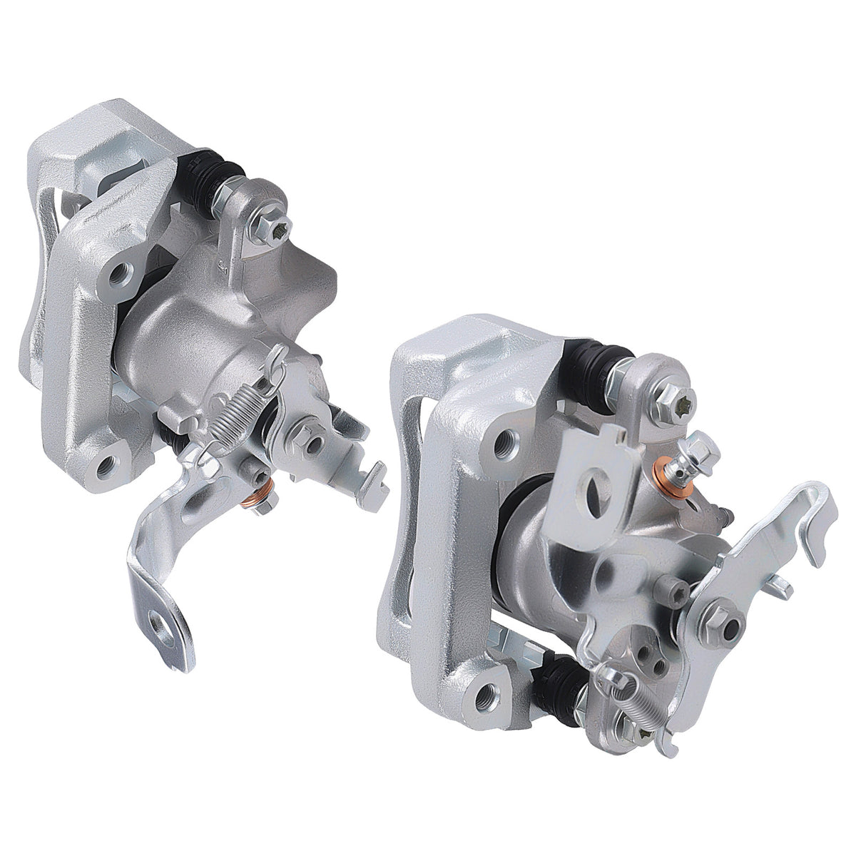 Rear Brake Calipers with Bracket Pair 2 compatible For Pontiac Vibe L4 1.8L 2009-10 19B3797