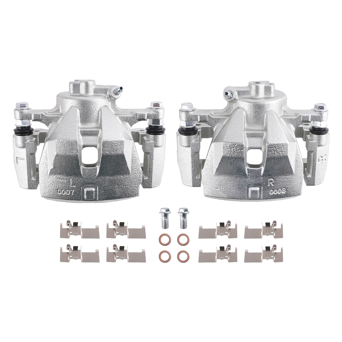 Front Driver/Passenger Disc Brake Calipers compatible For Toyota Avalon 2008-2018 19-P3129