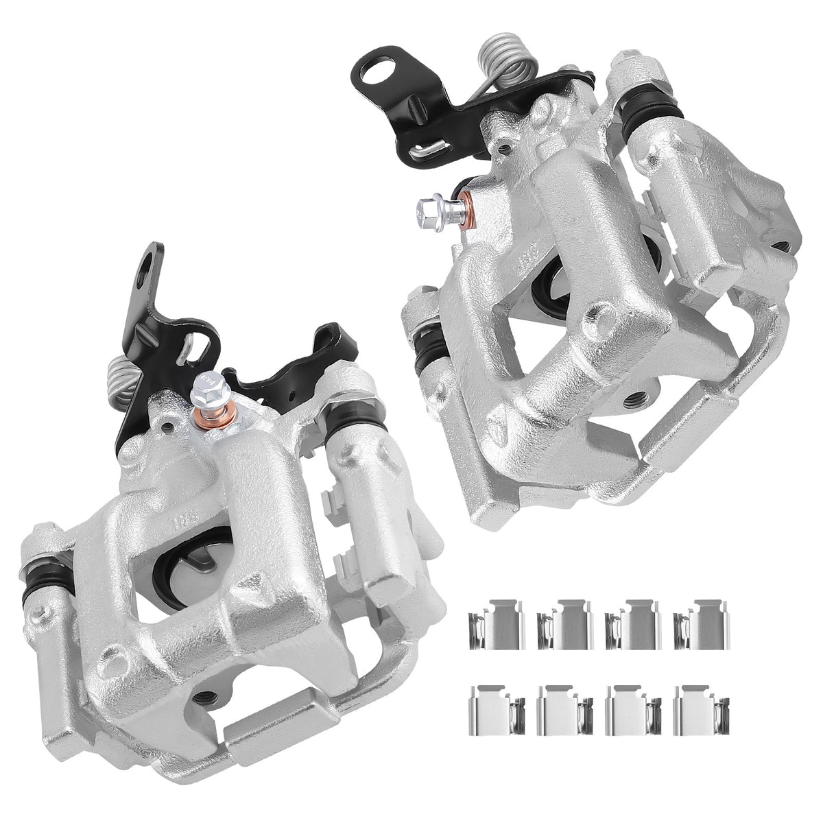 Rear Left Right Caliper w / Bracket compatible For Audi A3 Quattro compatible For VW Golf GTI Passat Jetta