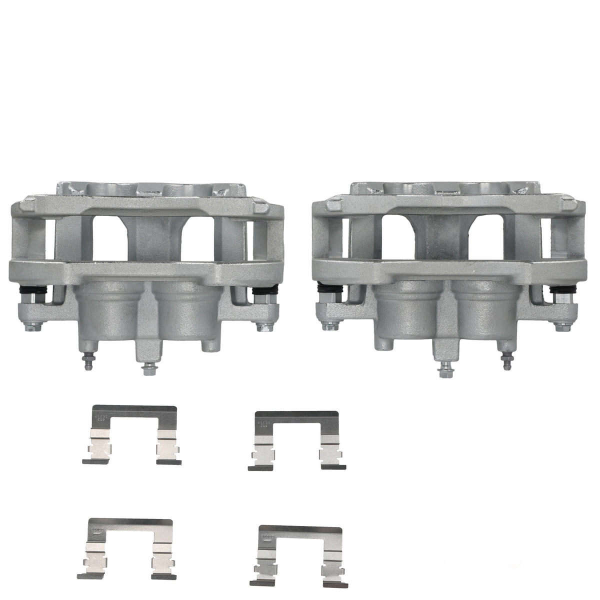 Disc Brake Caliper Set Front compatible For Chevrolet Impala 2006-2013 with Bracket 18B4988