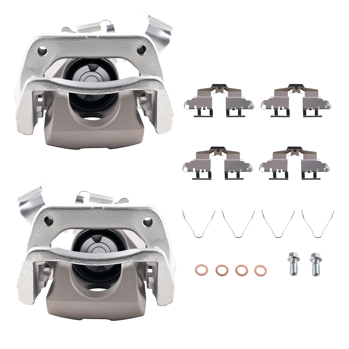 Rear Driver/Passenger Disc Brake Calipers compatible For Prius Plug-In 2012-2015 SL20597
