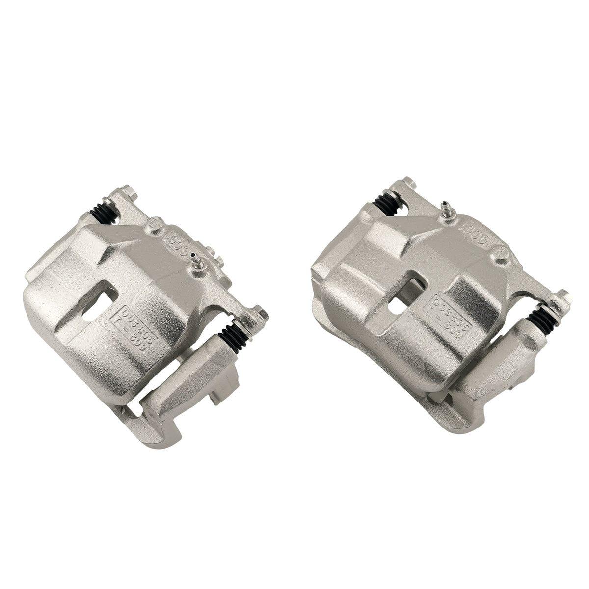 Front Left Right Disc Brake Calipers w/ Bracket Pair compatible For Nissan Rogue 2008-2013