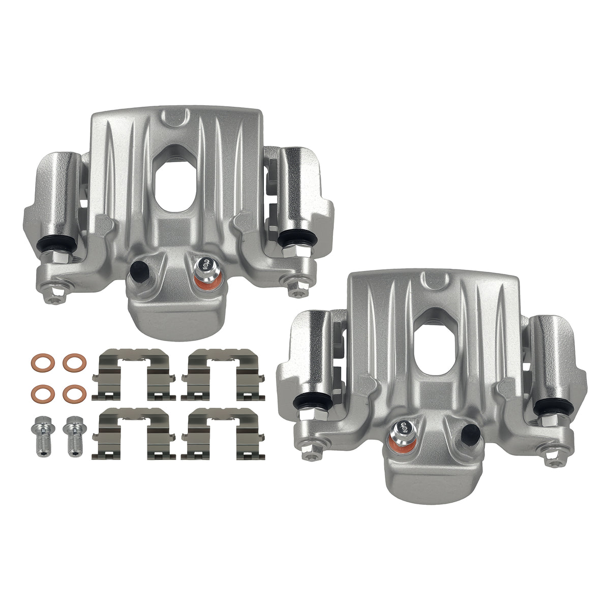 2x Rear LeftRight Brake Caliper w/Bracket compatible For Kia Sorento compatible For Hyundai Santa Fe
