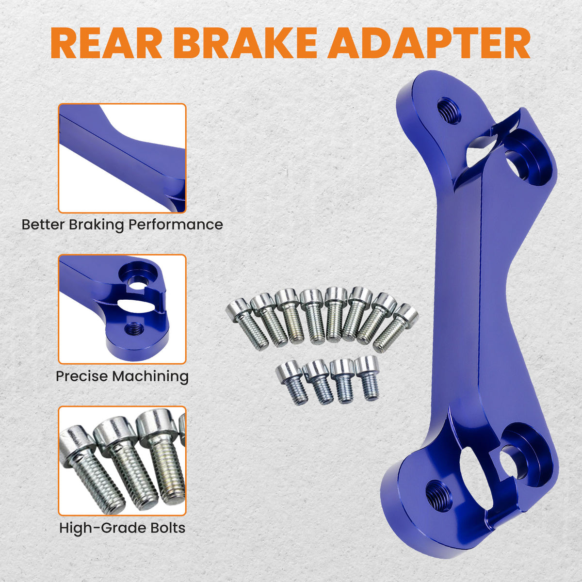Rear Caliper Adapters Brake Adapters compatible For Subaru FHI 2 Pot2002-2005