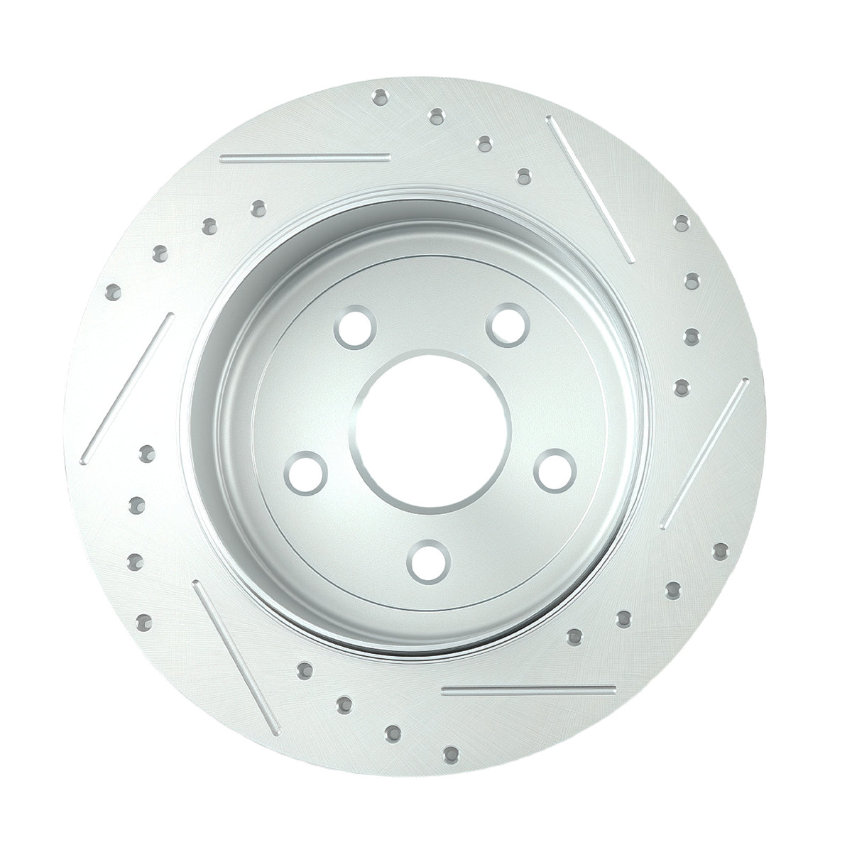 Rear SlottedDrilled Brake Rotors compatible For Jeep Grand Cherokee/Compatible For Dodge Durango 2011-20
