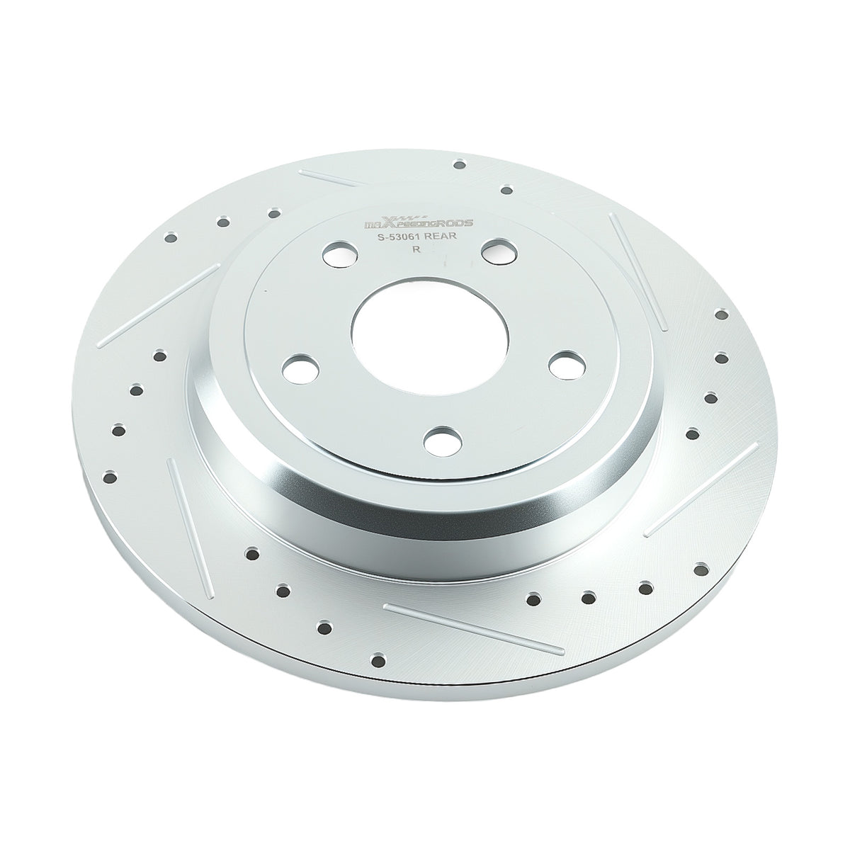Rear SlottedDrilled Brake Rotors compatible For Jeep Grand Cherokee/Compatible For Dodge Durango 2011-20
