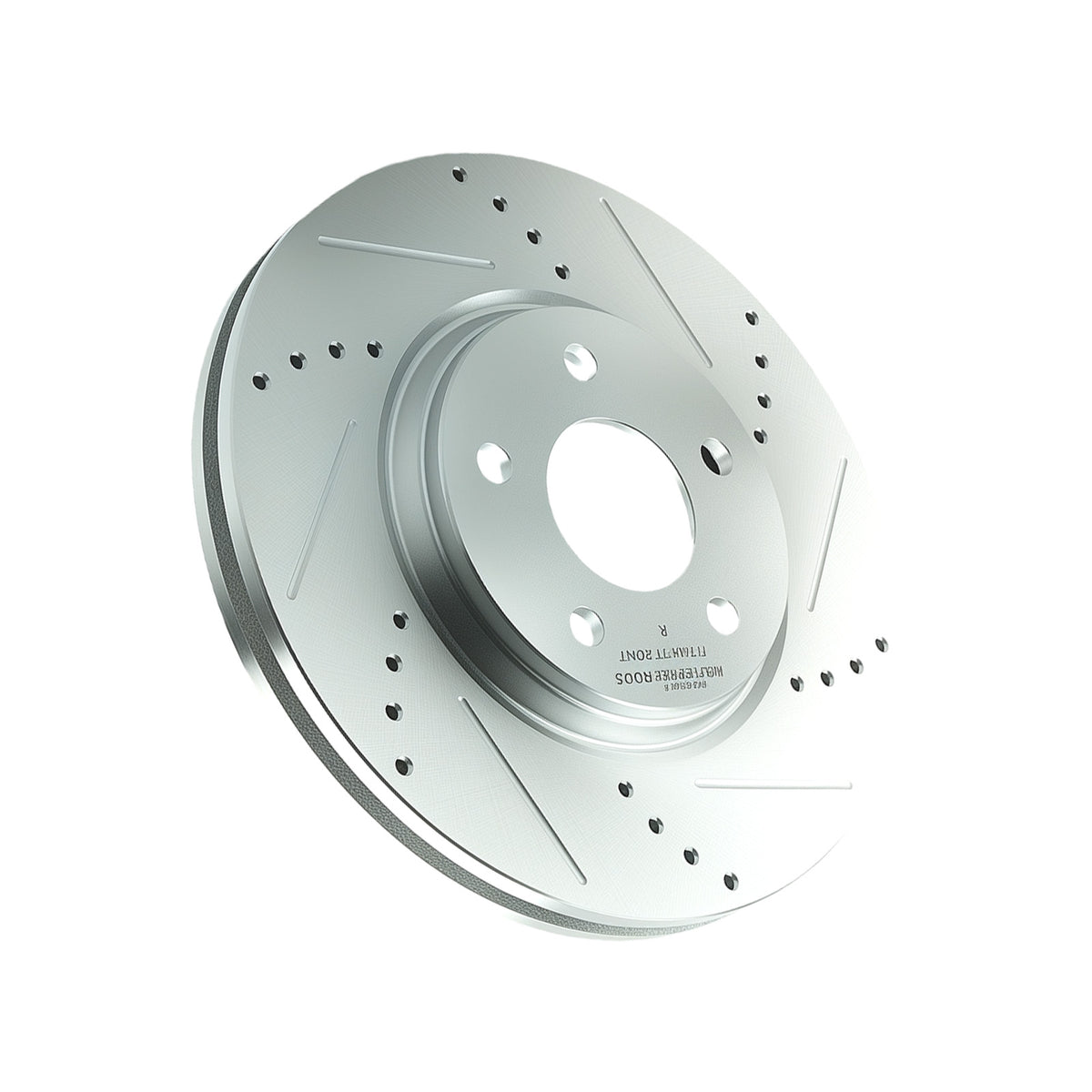 296mm Front Drilled Brake Rotors+Pads Compatible For Chevrolet Malibu 2004-05/2009-12