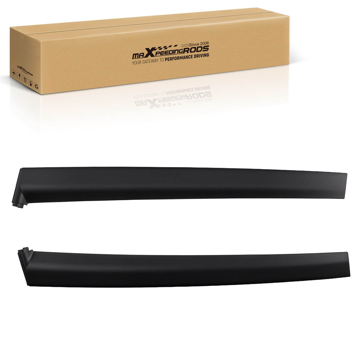 Door Pillar Sash Garnish Trim compatible For Honda Civic 2 Door 3 Door 1992-1995 ABS