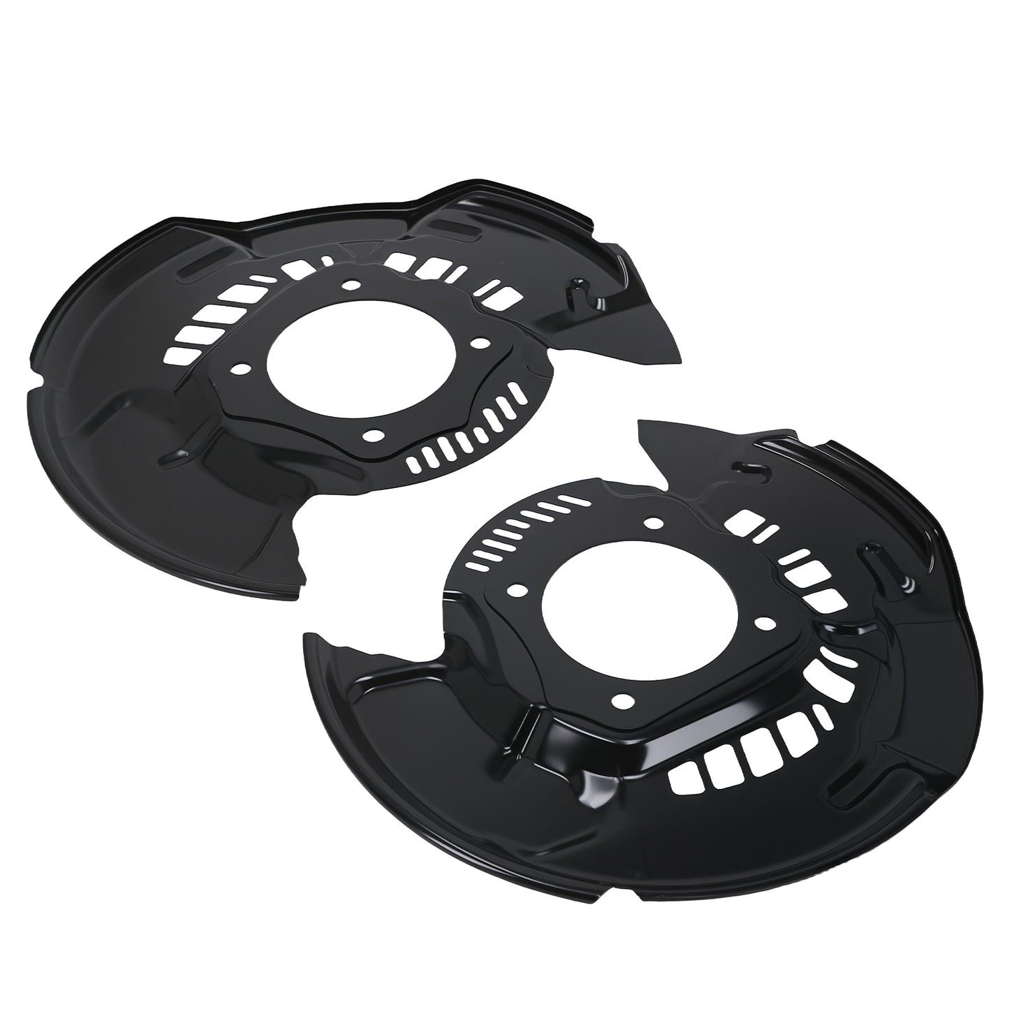 Pair Brake Dust Shield Front compatible For Toyota Tundra 2007-2021 /Compatible For Sequoia 2008-2022