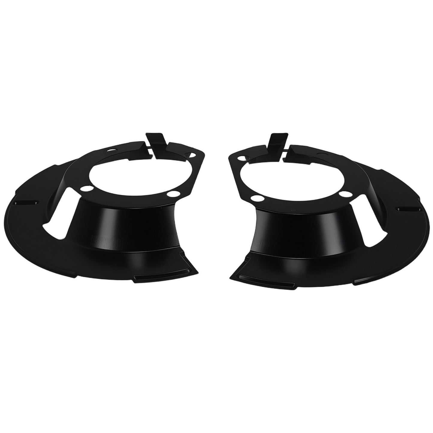 2PCS Brake Dust Shield Front compatible For Dodge Ram 1500/2500/3500 2000-2002 Black