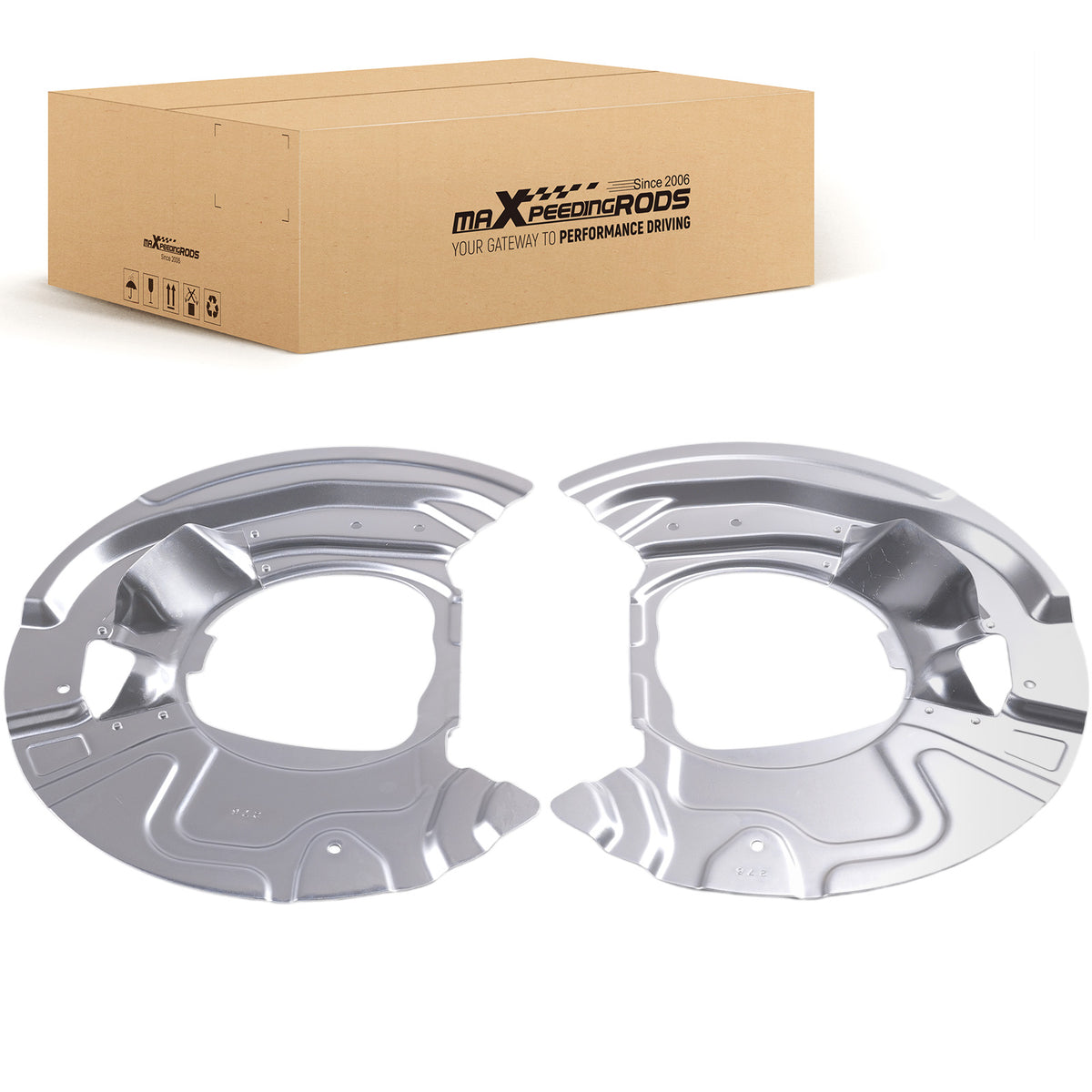 2pcs FrontLeftRight Brake Dust Shield compatible For BMW X5 E70 F15 F85 2015-2018