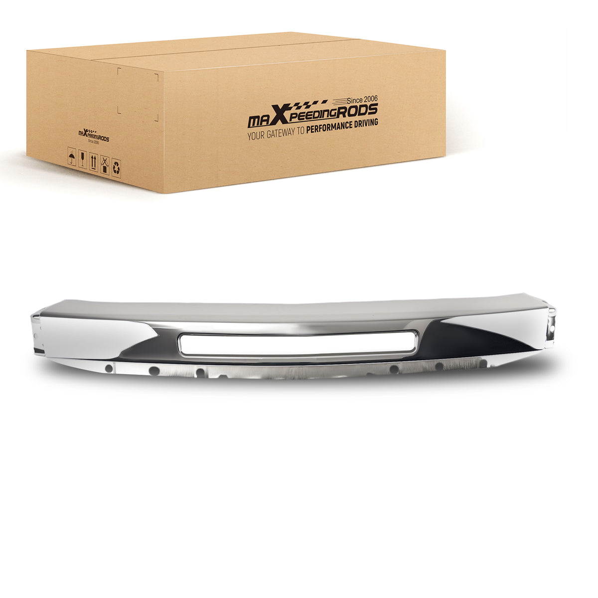 Bumper Bar Chrome compatible For Chevy Silverado 1500/3500 2007-2013 15941837