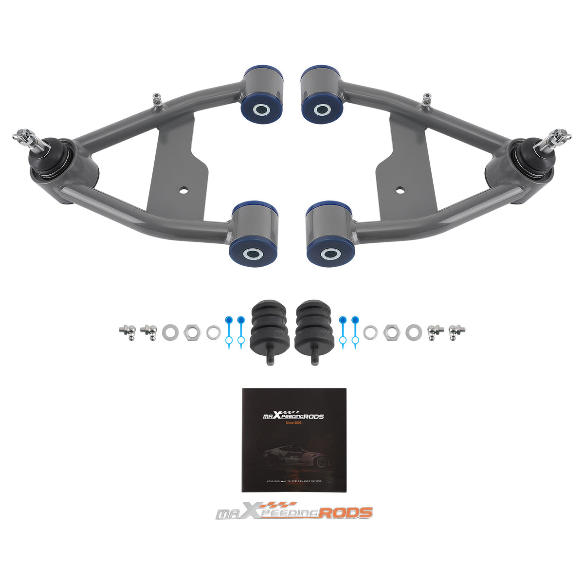 Front Upper Control Arm 2-4 Lift compatible For Chevy S10 compatible For GMC S15 1982-2001 w/Poly Bushing