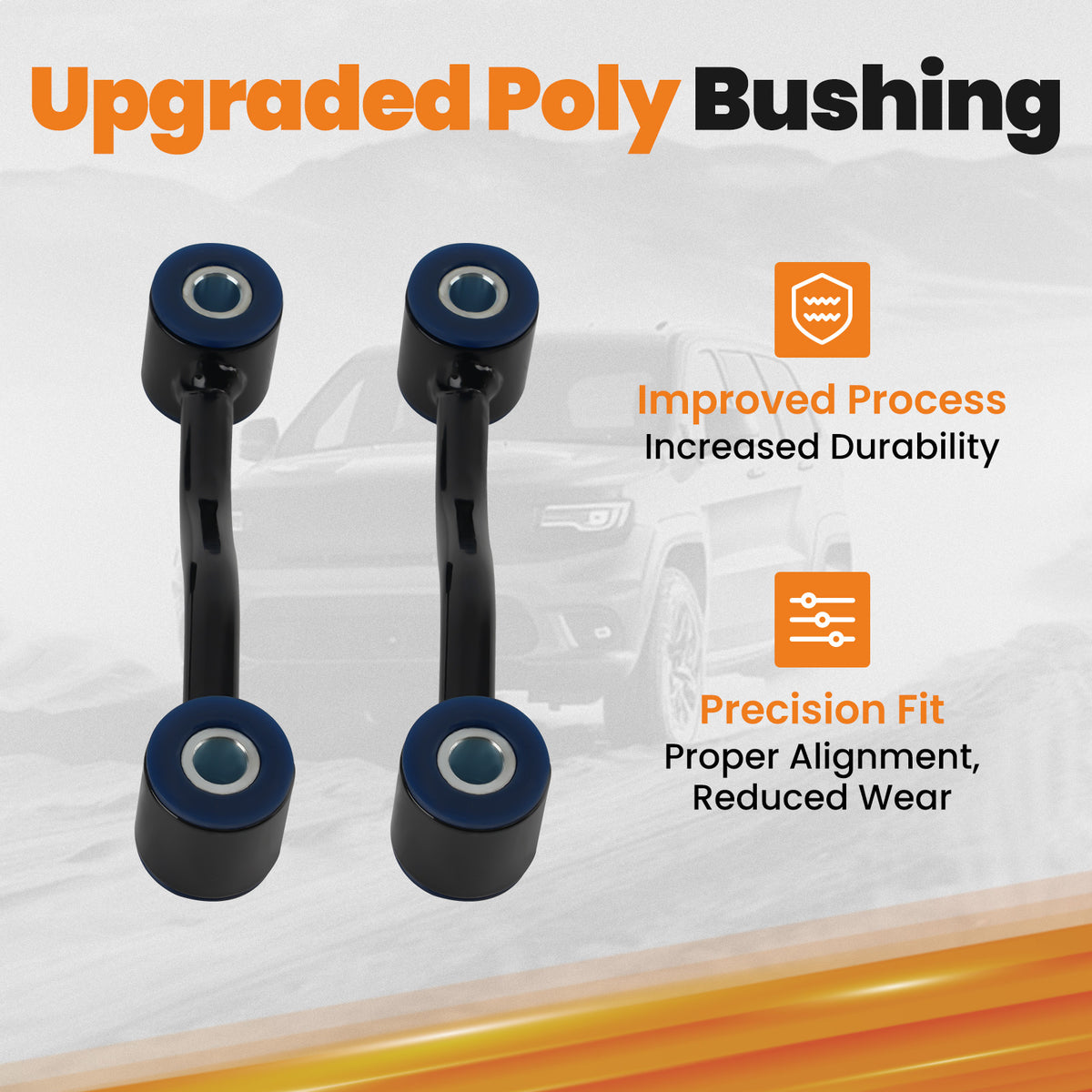 2.5 FrontLeveling Lift Kit compatible For Jeep Gladiator JT 4WD 2020 2021 2022