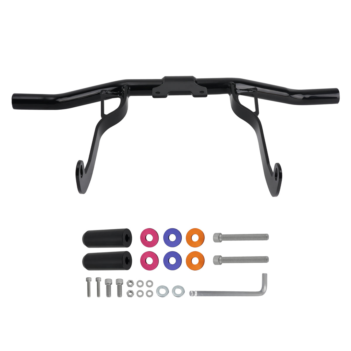Engine Guard Flat Out Crash Bar compatible For Harley Street Glide Road Glide 2014-2023