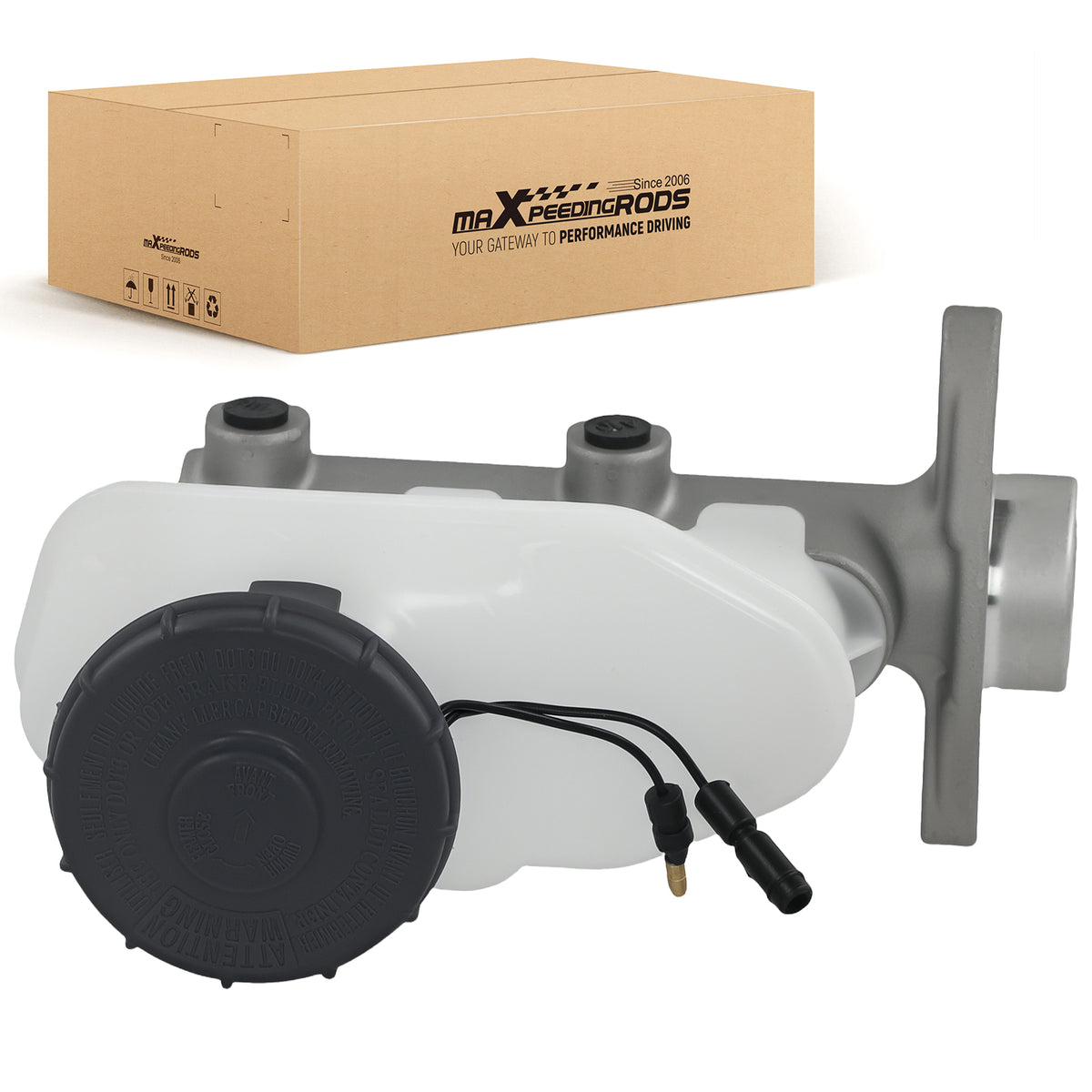 Brake Master Cylinder compatible For Honda Accord 1998-2002 M390417 with ReservoirSensor