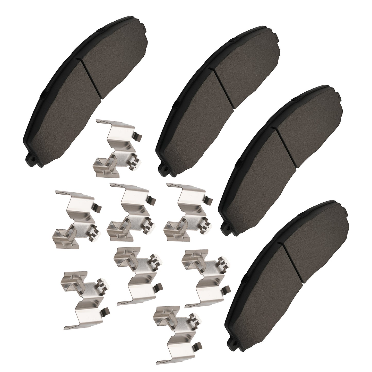Front Brake Pads Set compatible For Ford F-250 F-350 2013-2024/ F-450 Super Duty 2013-2016