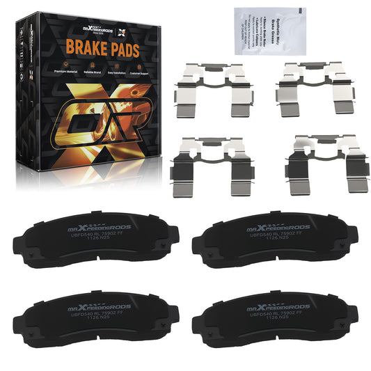 4pcs Front Ceramic Brake Pads Kit compatible for Mercury Mountaineer 2002-2005 D833 P833