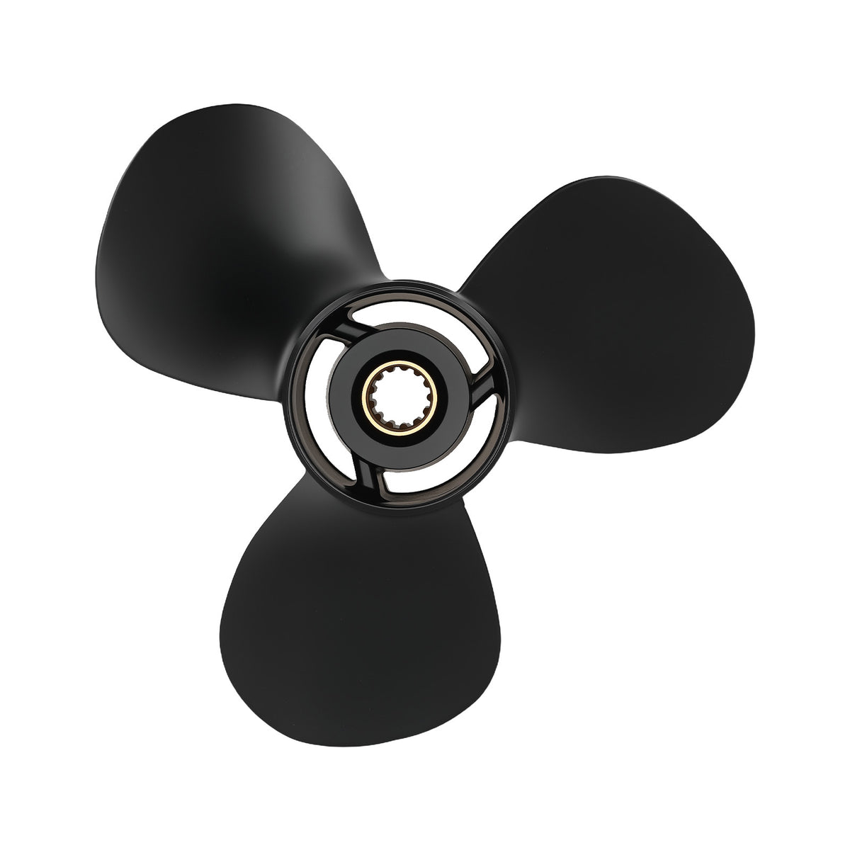 12 Aluminum Propeller compatible For Mercury 25-70HP 3 Blade 13 Spline 48-816702A40