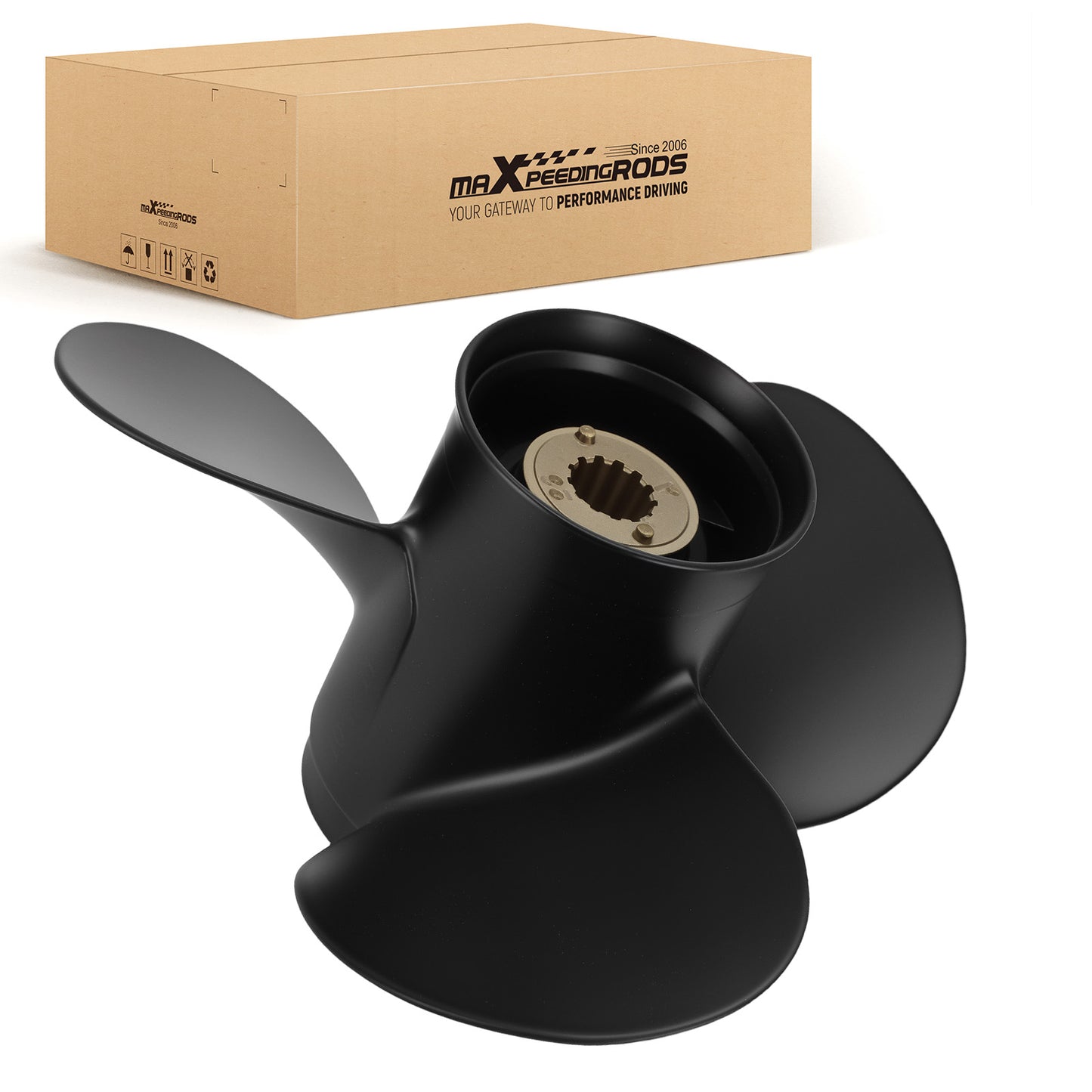 10 7/8x11 Boat Propeller compatible For Mercury 25-70HP 48-85632A40 Right Hand Turn