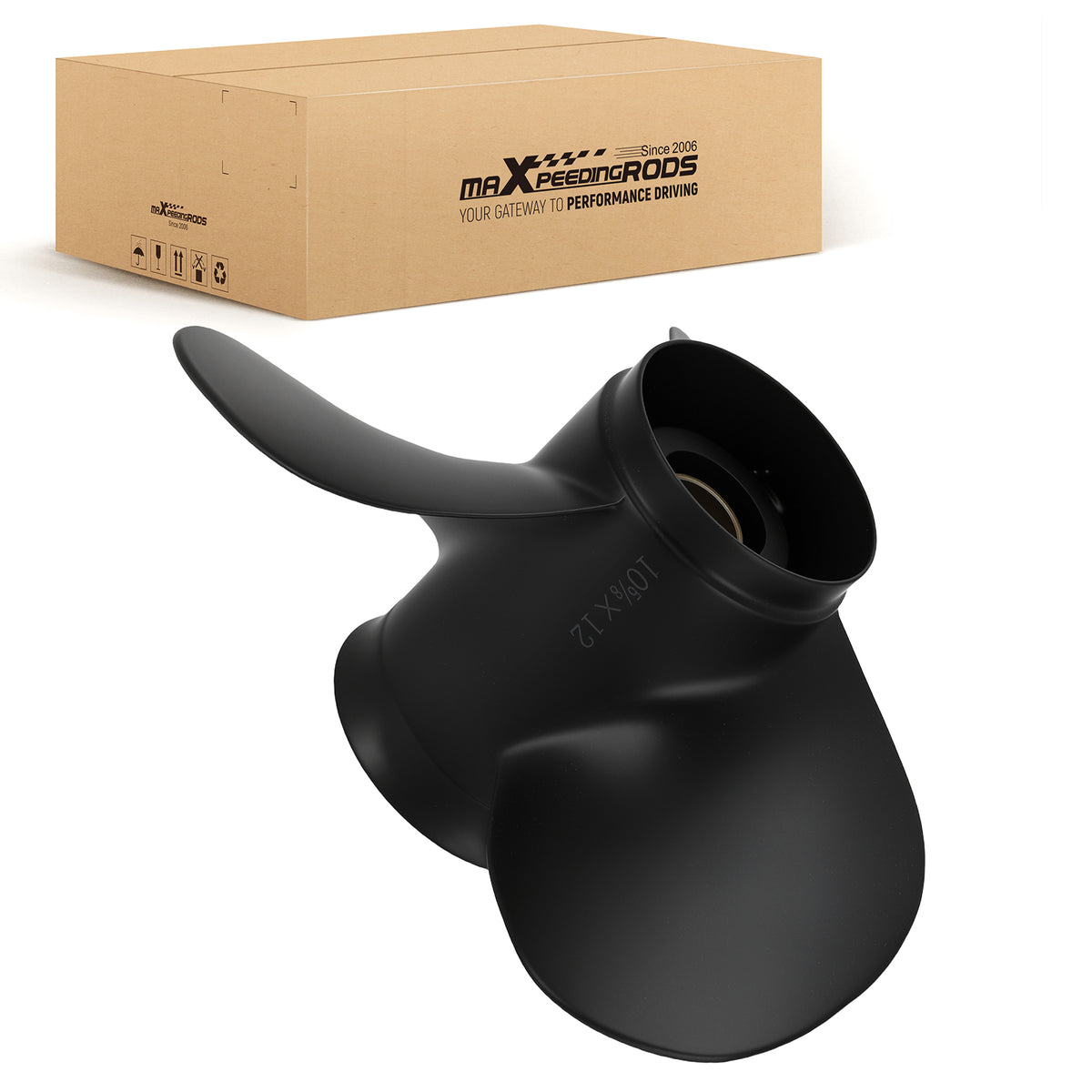 12 Aluminum Propeller compatible For Mercury 25-70HP 3 Blade RH 48-73134A45