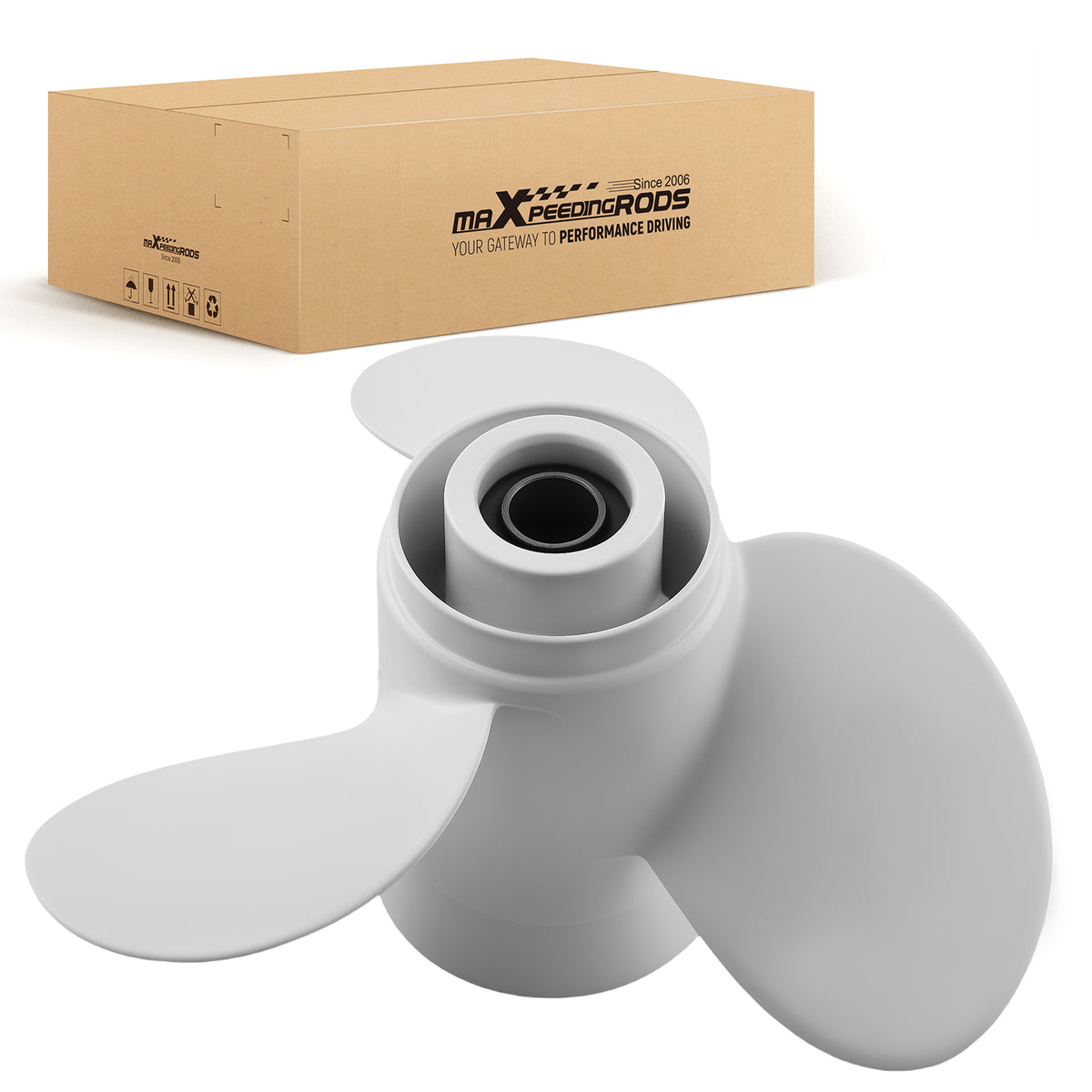 11 1/4 3 Blade Propeller compatible For Yamaha 20-30HP 664-45947-01-00 Right Hand Aluminum