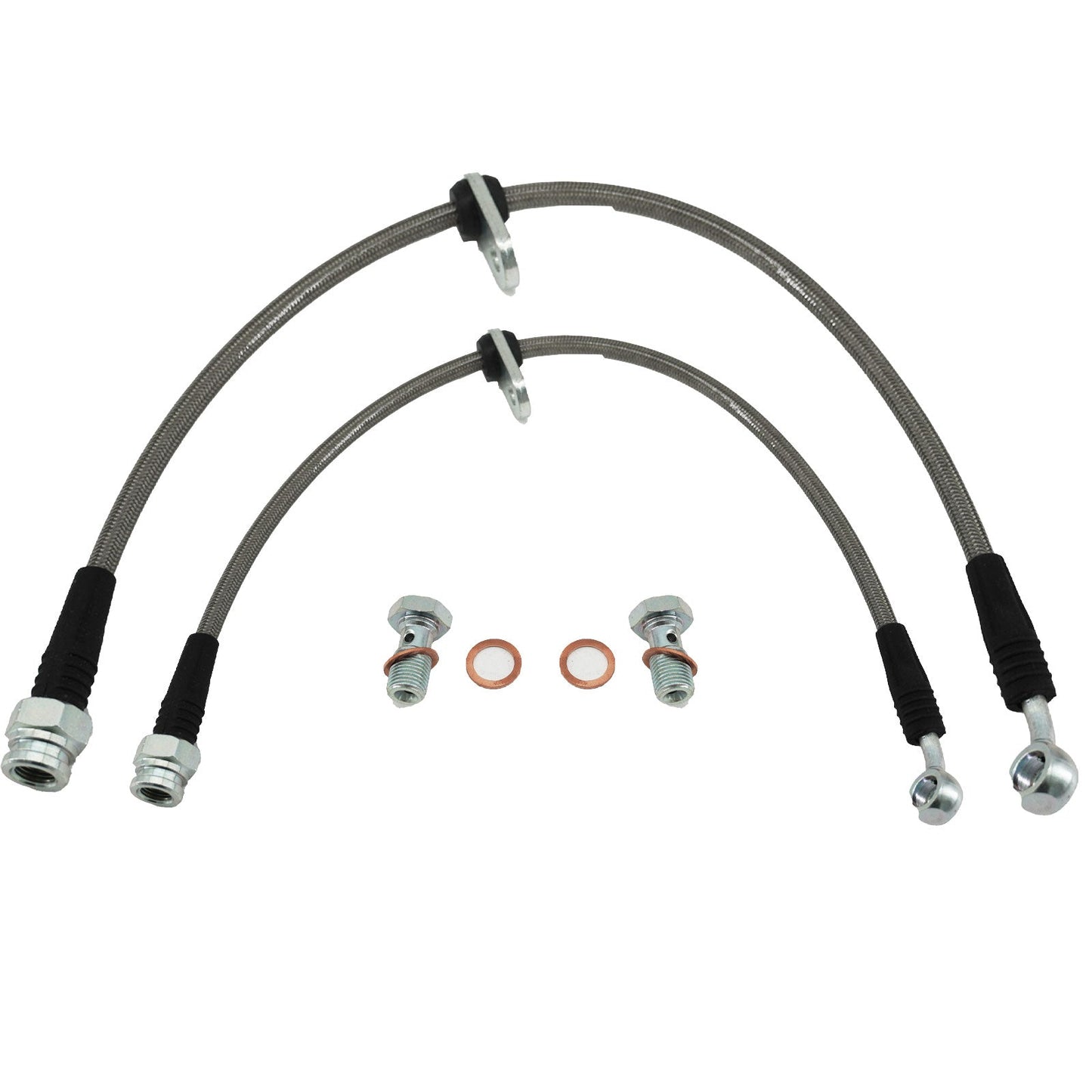 Front & Rear Brake Line Replacement Kit For 92-95 Honda Civic w/rear disc