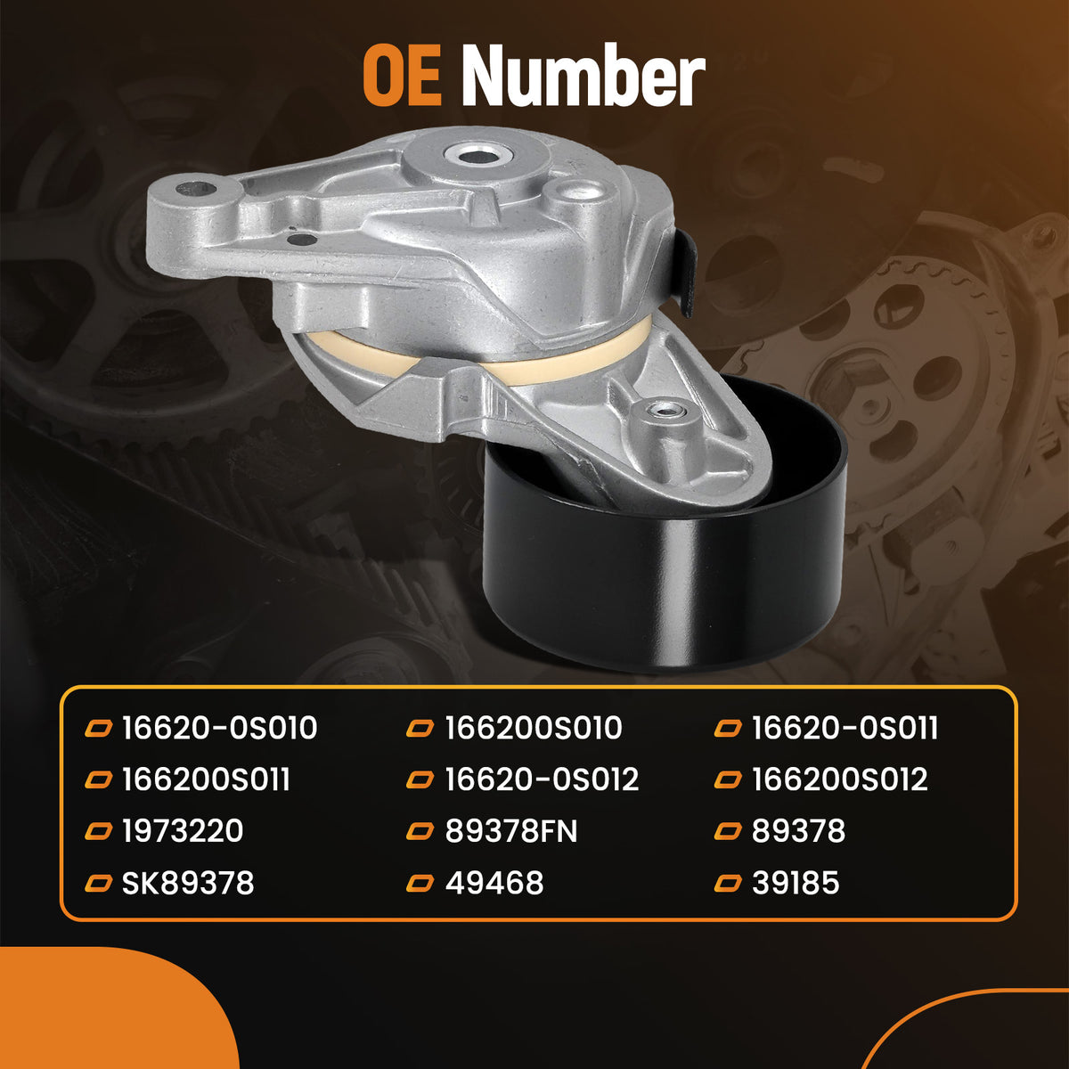 Belt Tensioner compatible For Lexus LX570 compatible For Toyota Land Cruiser Sequoia Tundra V8 4.6L 5.7L