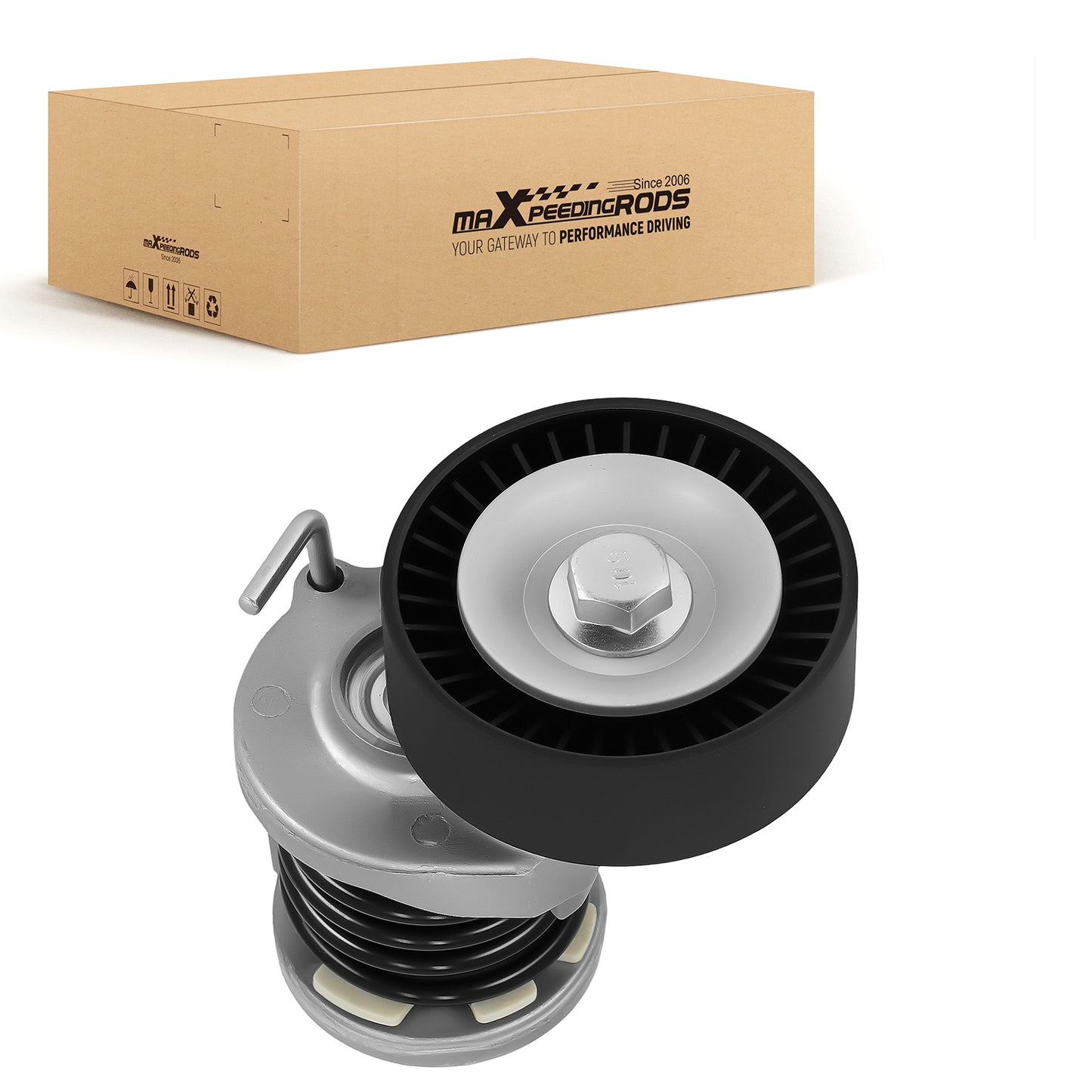 Driver Belt Tensioner w/ Pulley compatible for Audi A3 compatible for VW Beetle Jetta 03-15 038903315AD
