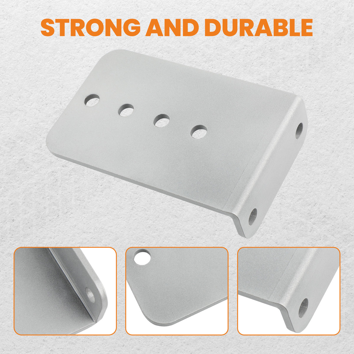 8PCS Galvanized L-Type Boat Trailer Bunk Bracket Kit Fit For 3 x 3 Crossmember