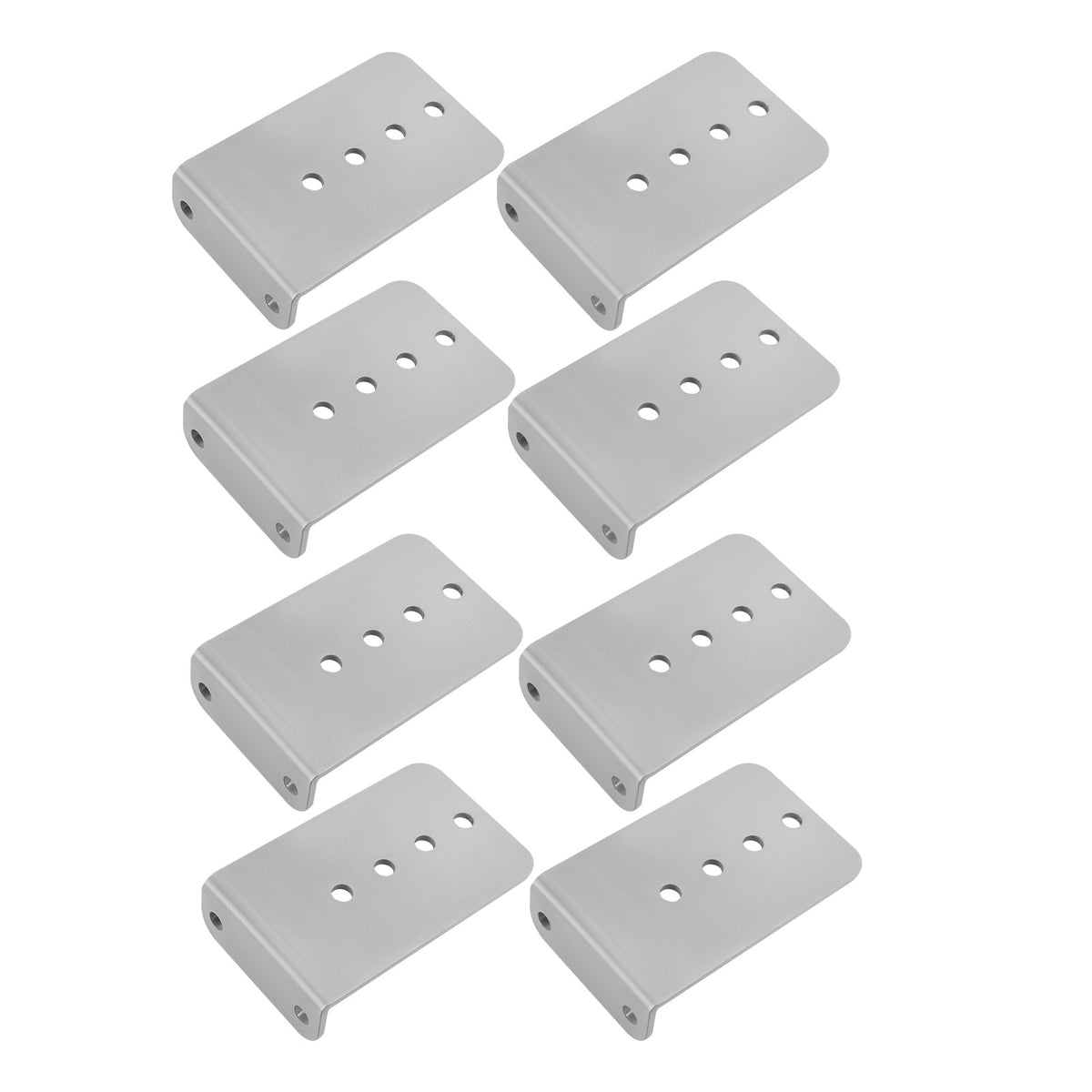 8PCS Galvanized L-Type Boat Trailer Bunk Bracket Kit Fit For 3 x 3 Crossmember
