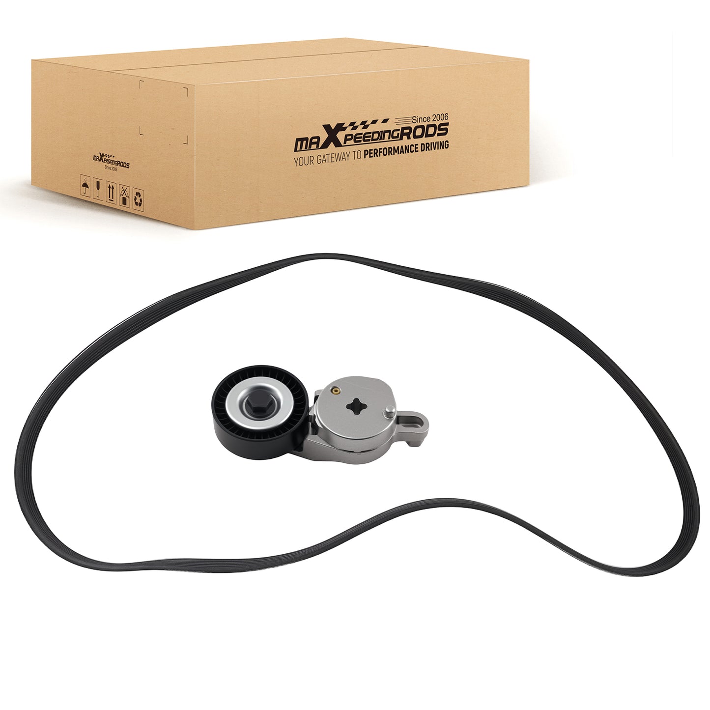 Engine Accessory Drive Belt Tensioner Kit compatible For Toyota Camry 2.5L 12-17 166200V021