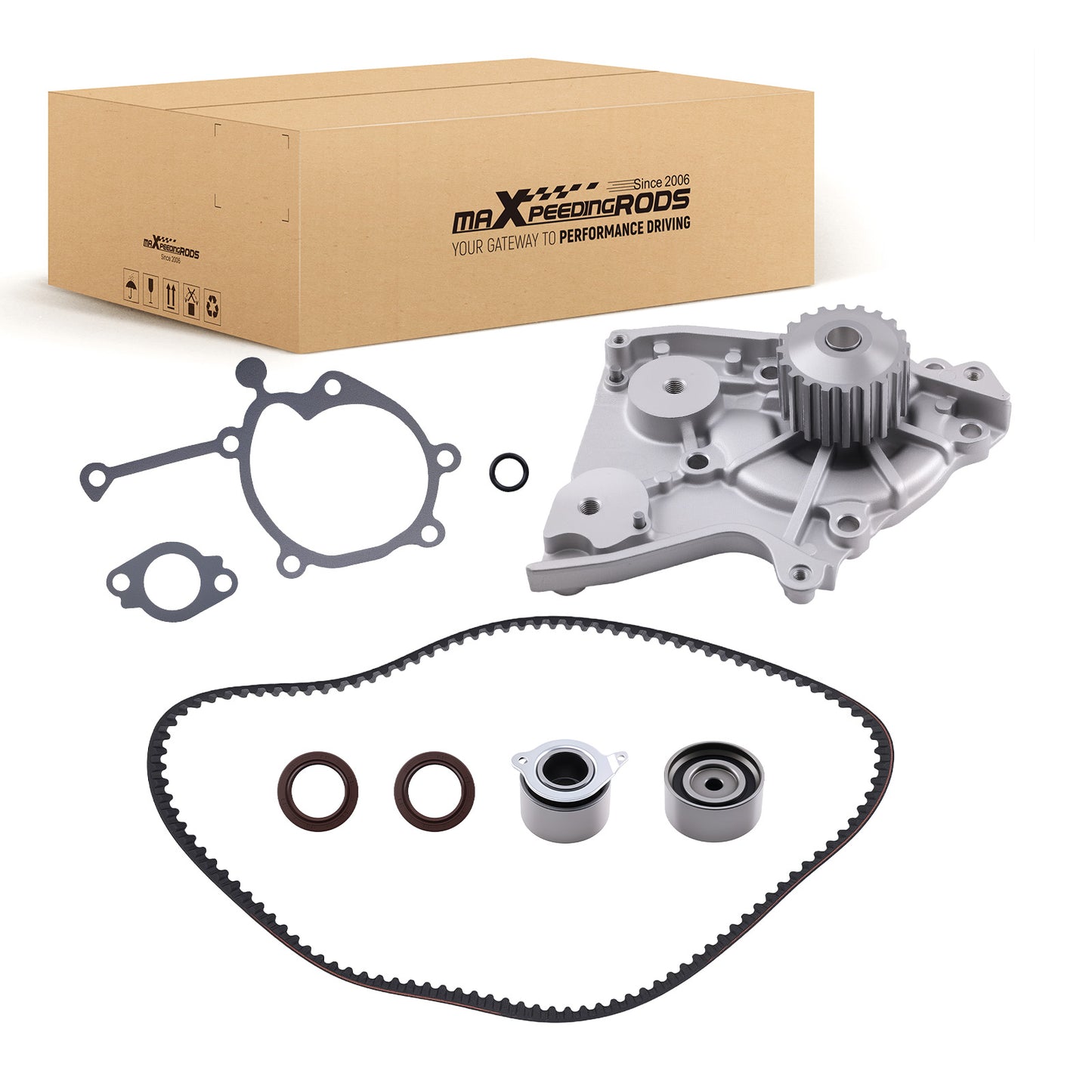 Timing Belt Kit Water Pump compatible For Ford Probe 2.2L L4 SOHC Turbo VIN L 1989-1992