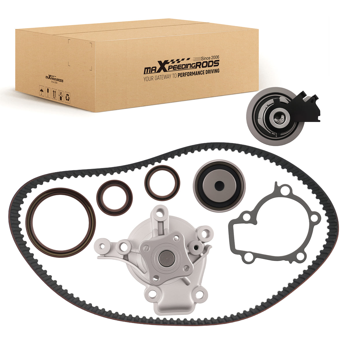 Complete Timing Belt Kit compatible For Kia Spectra5 2.0L DOHC 2007-2009 24810-23050