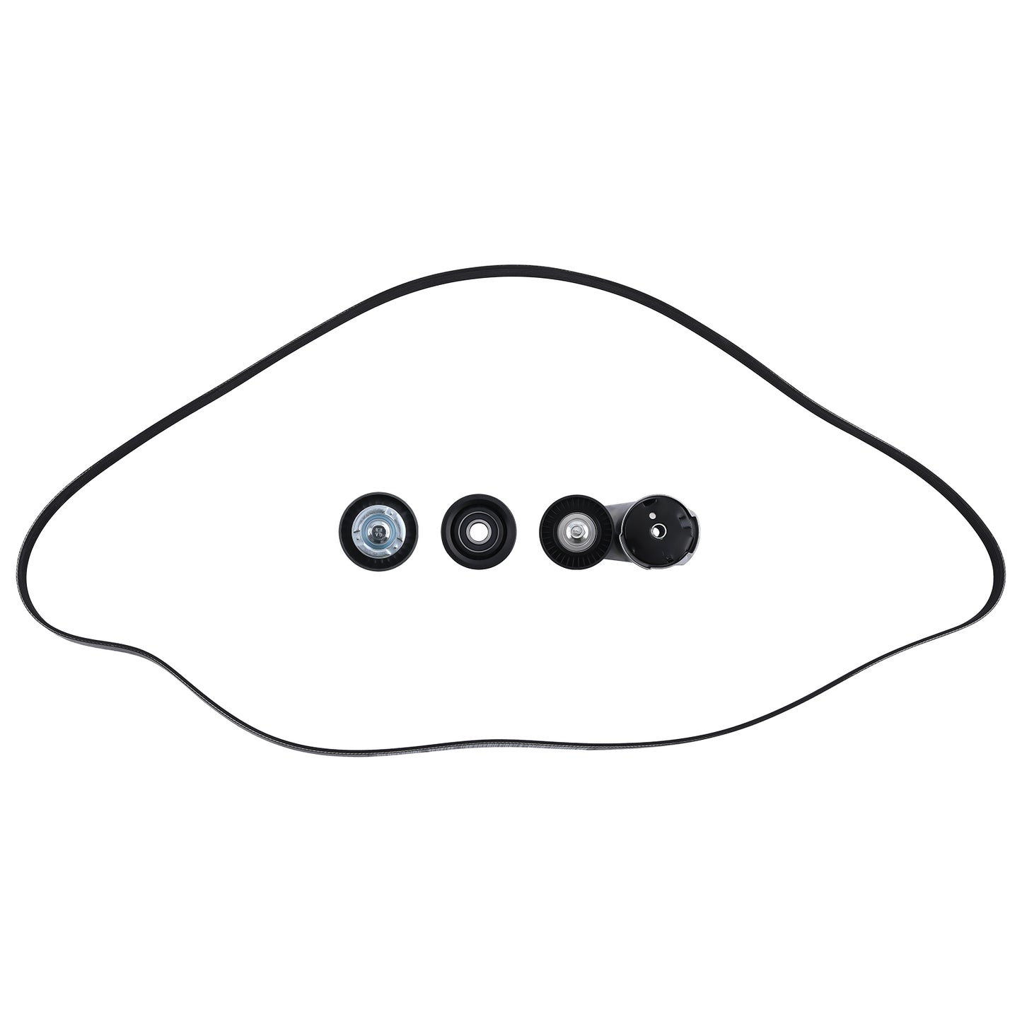 Drive Serpentine Belt Tensioner Idler Pulley Kit compatible For Chrysler Dodge 4861928AA