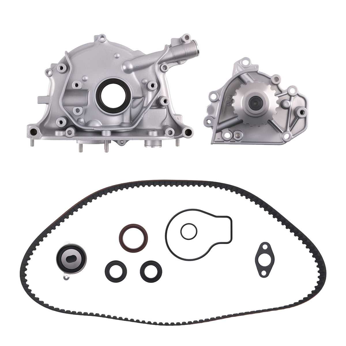 Timing Belt Kit w/ Oil Water Pump compatible For Acura Integra compatible For Honda CR-V 1996-01 1.8L DOHC