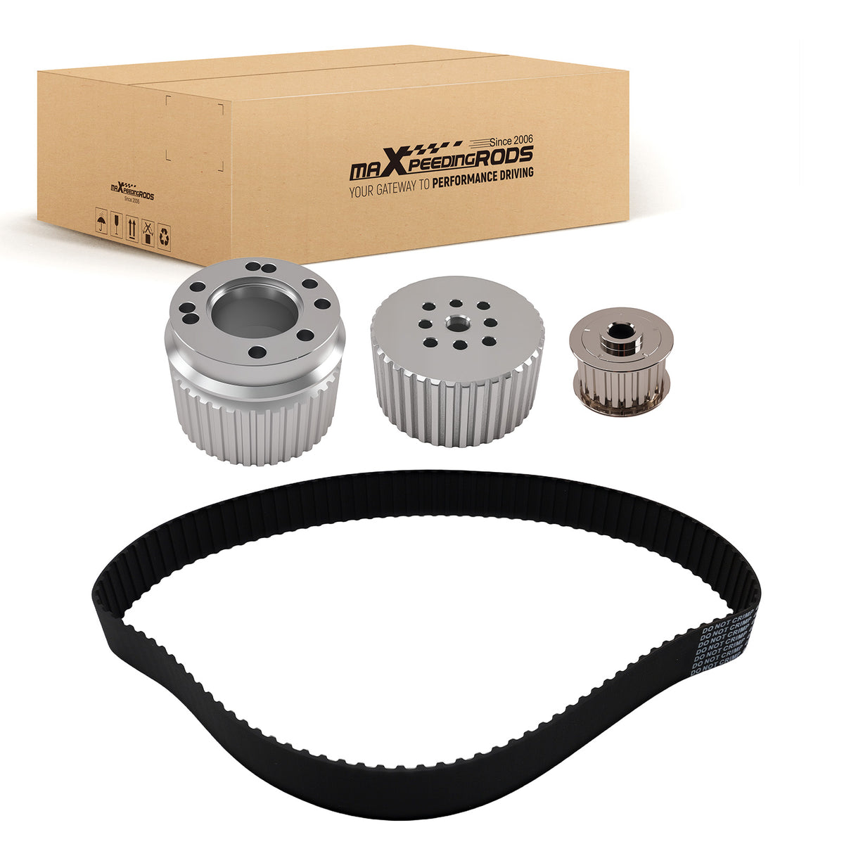 Gilmer Belt Drive Pulley Kit compatible For Chevy Big Block 396 427 454 Engine Complete Set
