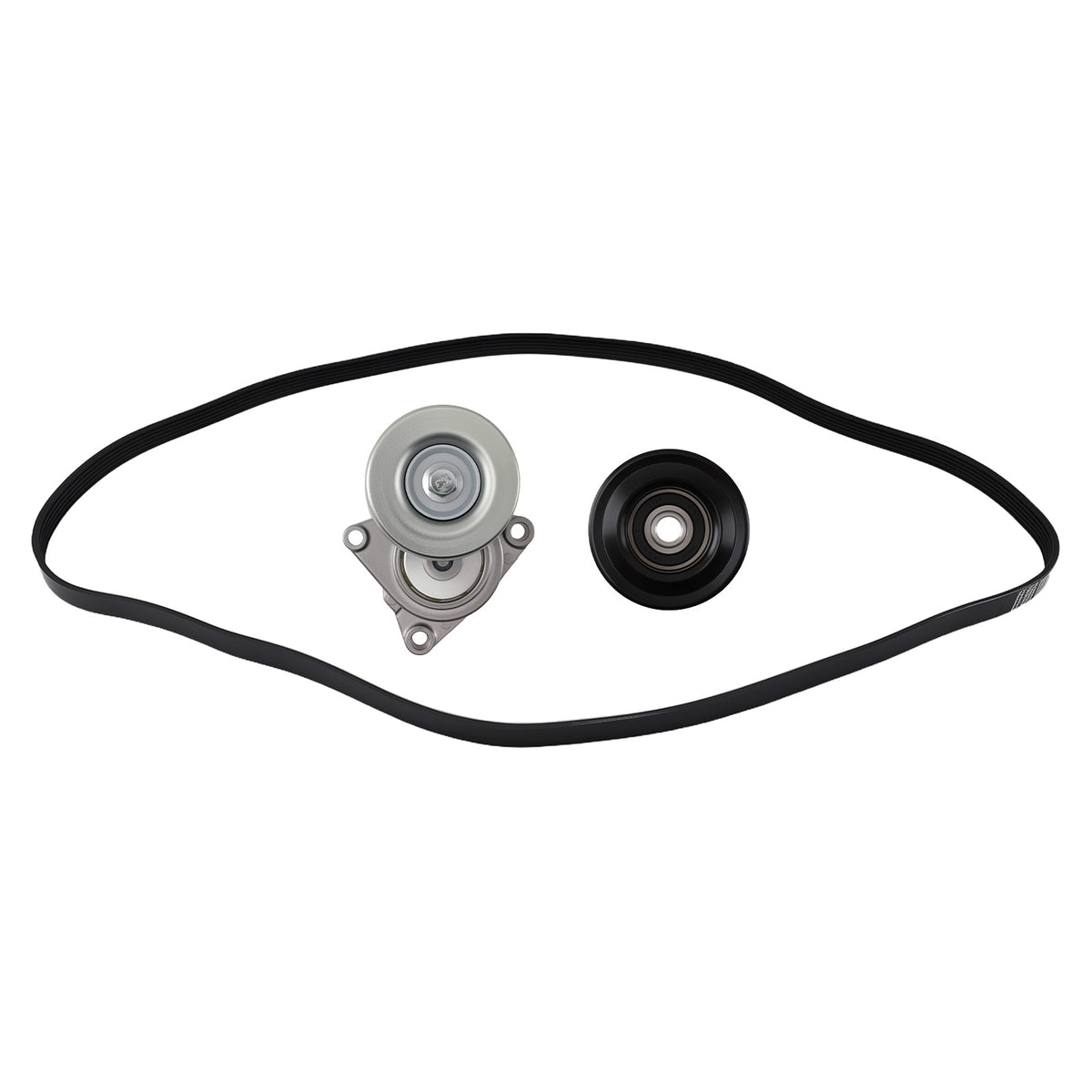 Serpentine Belt Drive Component Kit compatible For Nissan Rogue 2.5L 2008-2013 119556N202