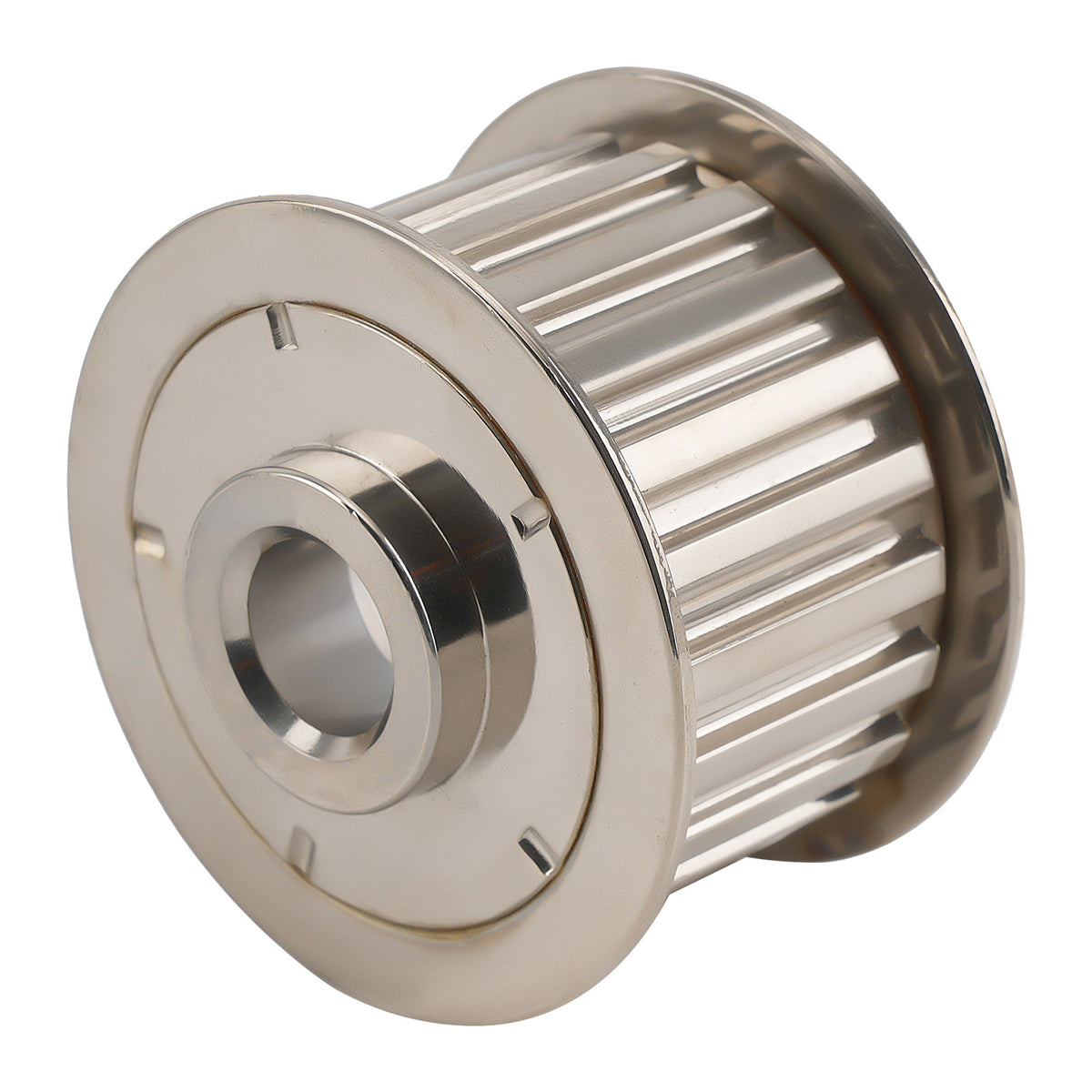 Billet Aluminum Gilmer Belt Drive Pulley Kit For Small Block compatible For Chevy 305 350 LWP