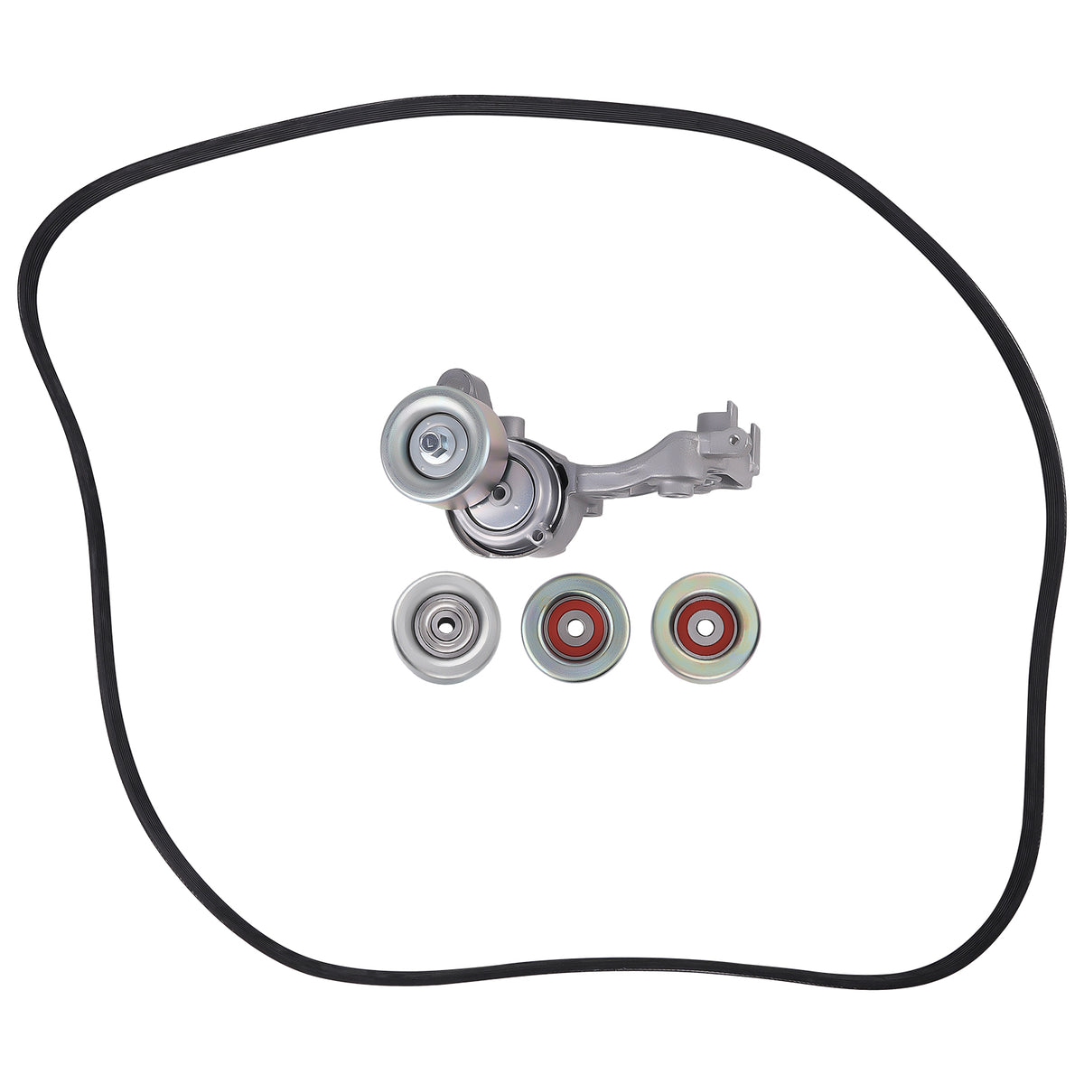 Drive Belt TensionerIdler Pulley Kit compatible For Toyota Tacoma 4Runner Tundra V6 4.0L