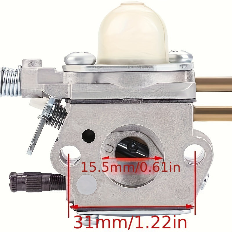 Premium Carburetor Kit - High-Performance for Echo HC1500, HC-1600, HC-1800, & HC-1500 Hedge Trimmers - Model 12520005961 - Durable & Fuel-Efficient - Easy Install