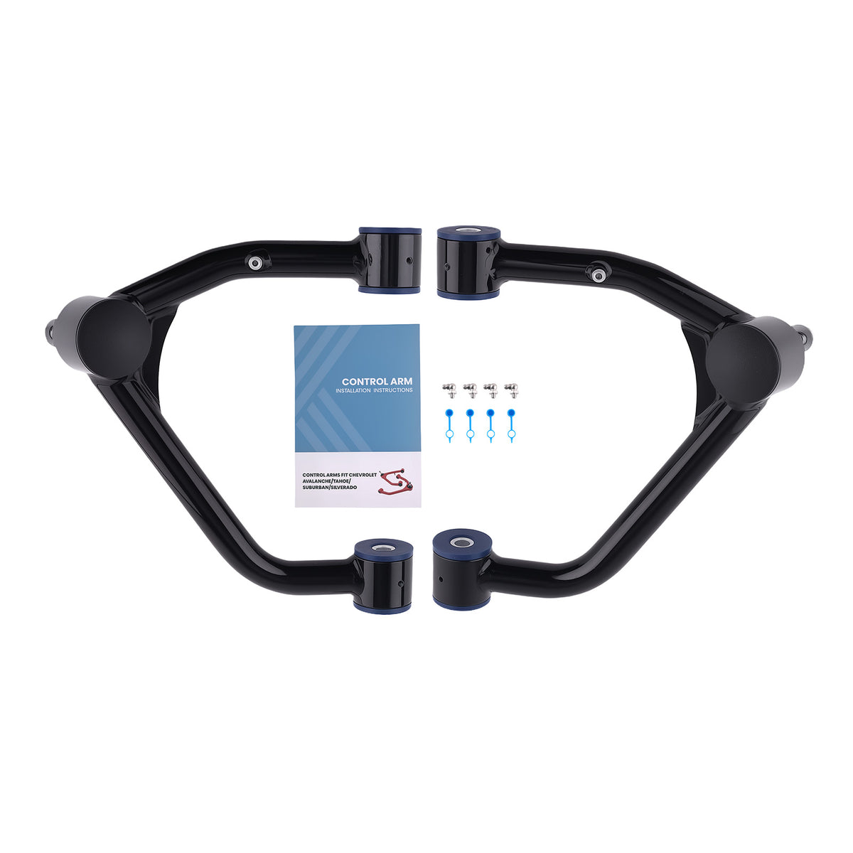 2-4 Lift Heavy Duty A-Arms compatible For Chevrolet Tahoe 07-15 Front Upper Control Arms
