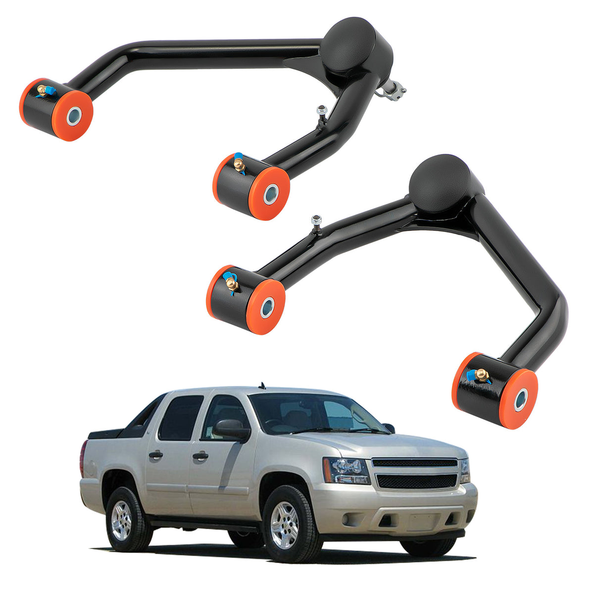 2-4 Lift Heavy Duty A-Arms compatible For Chevrolet Tahoe 07-15 Front Upper Control Arms