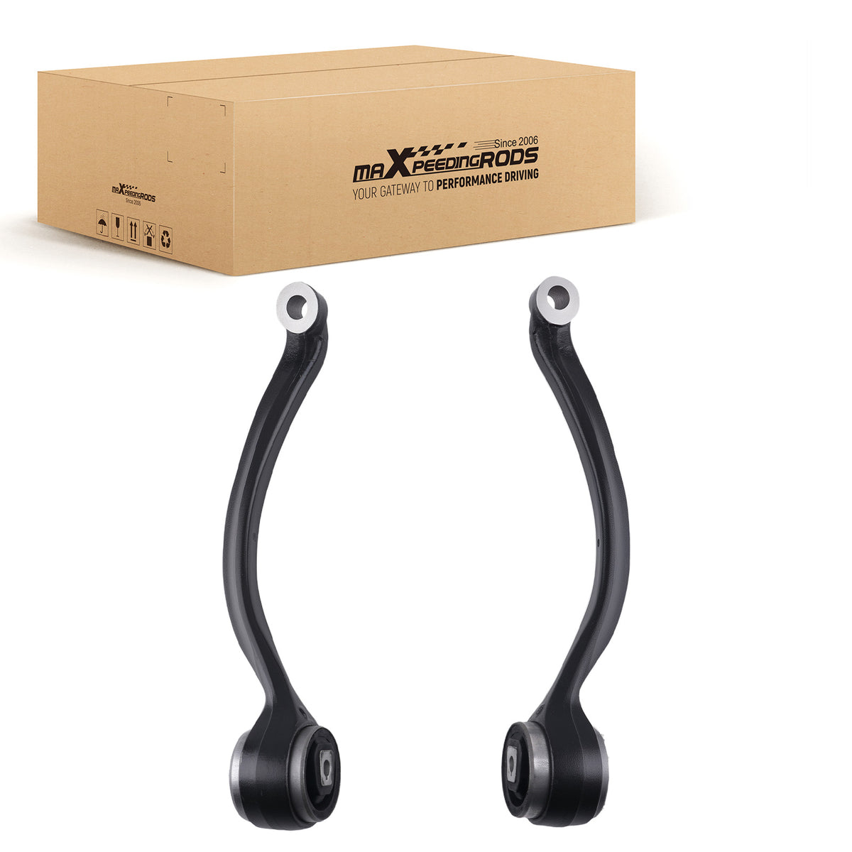 Pair Front Lower Rearward Control Arms compatible For BMW 328i 335xi xDrive 330xi AWD X1