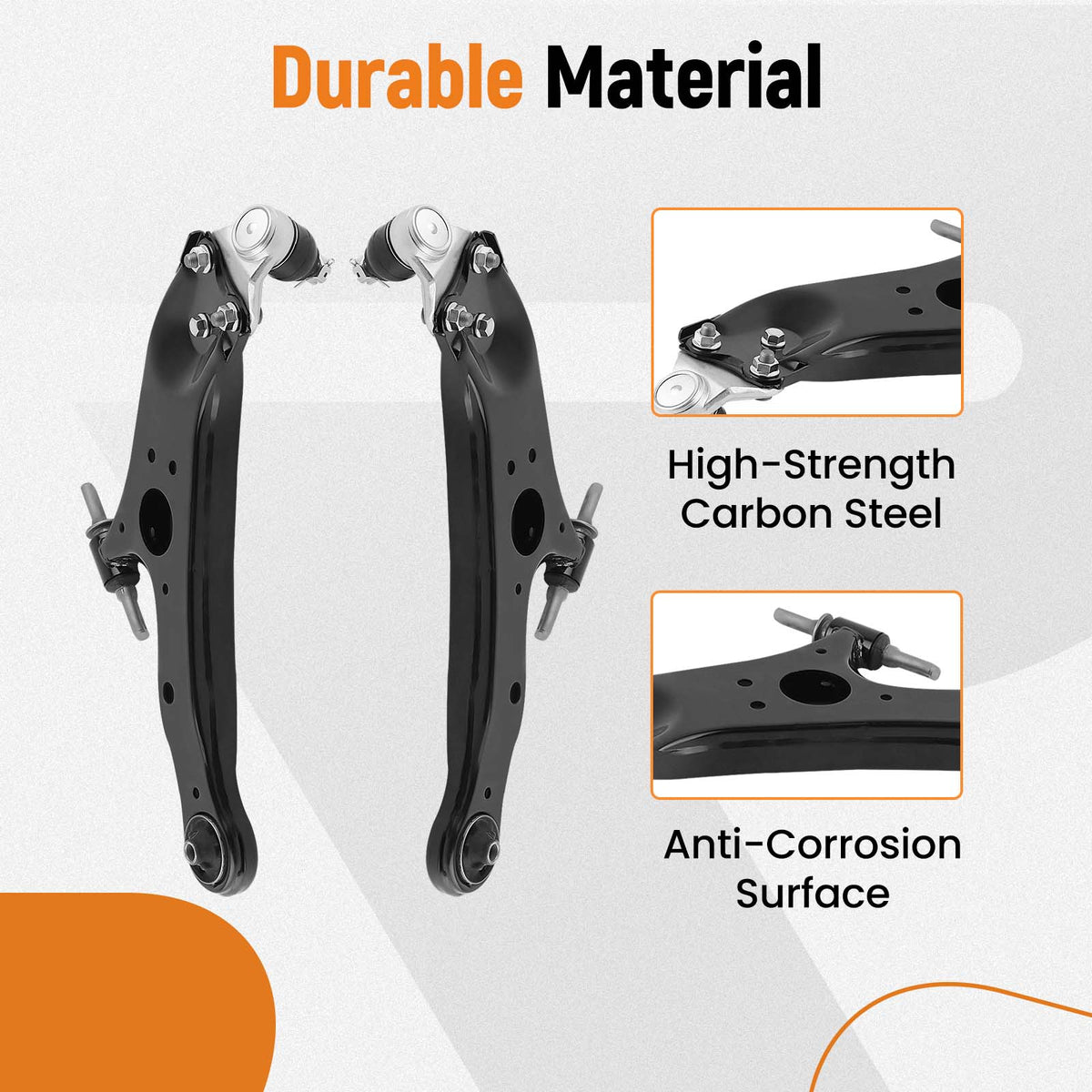2pcs Front Lower Control Arm DriverPassenger Side compatible For Toyota Sienna 2011-2020